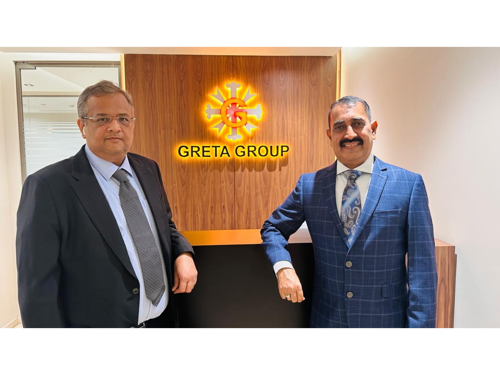 Nitesh Chaudhari, Chairman of Greta Group and Rajshekhar Kudupali, Managing Director, Greta Minerals