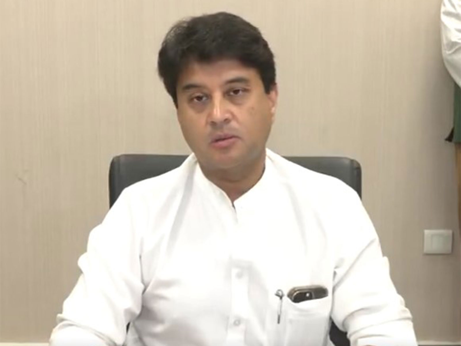 Union Minister of Communications and DoNER, Jyotiraditya M. Scindia (Photo/ANI)