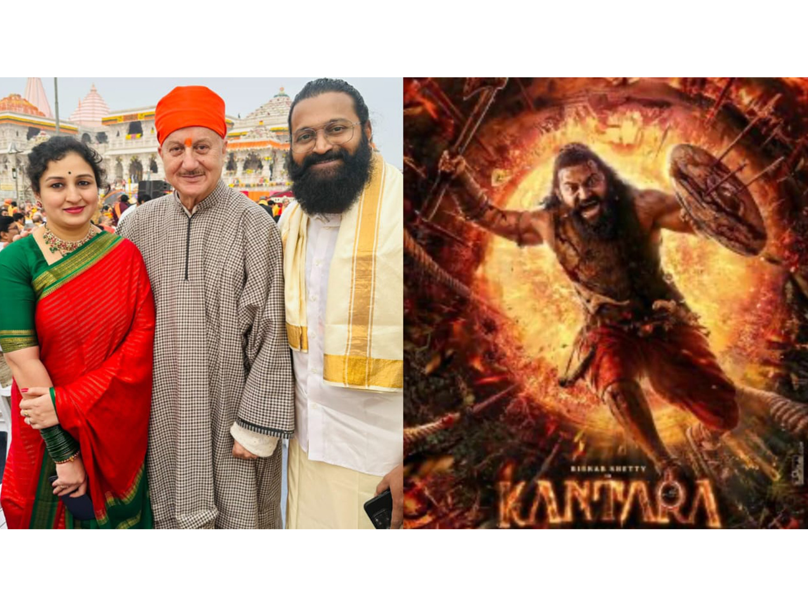 Anupam Kher praises Risabh Shetty's Kantara Chatper 1 (Photo/X/@@AnupamPKher)