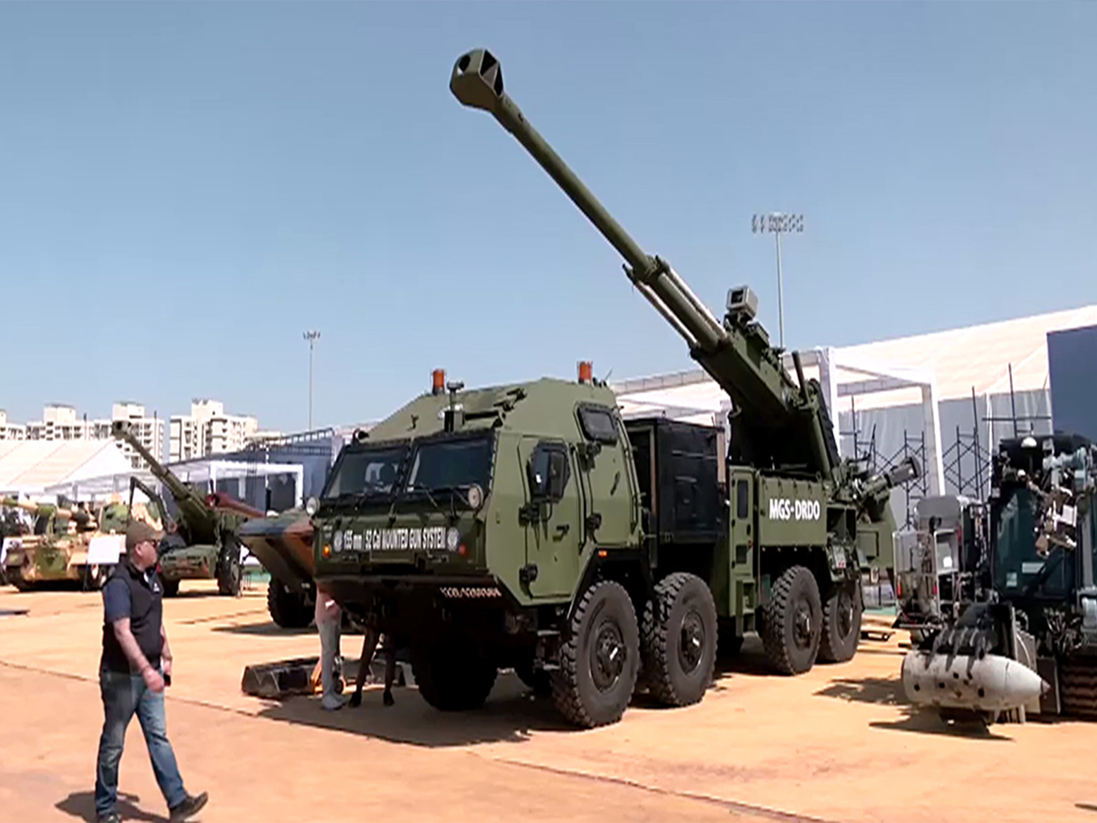A Mounted Gun System developed by DRDO (File Photo/ANI)