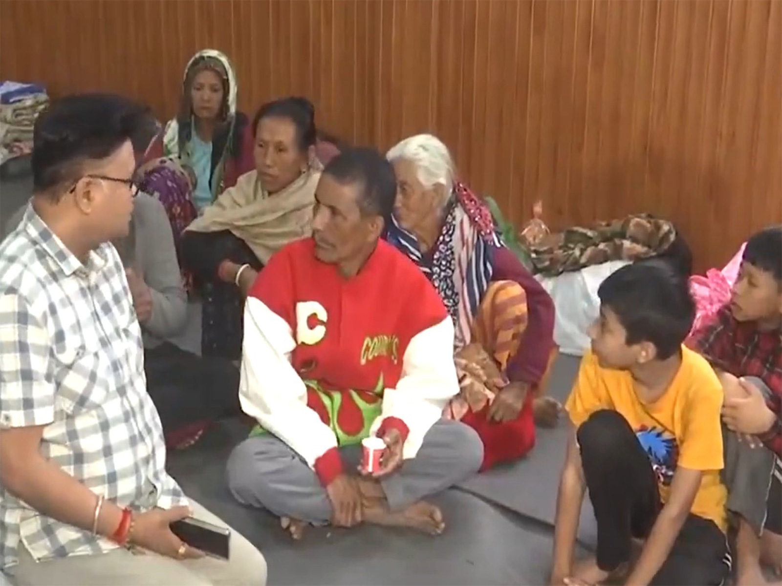 Visual from the relief camp in Siliguri West Bengal (Photo/ANI)