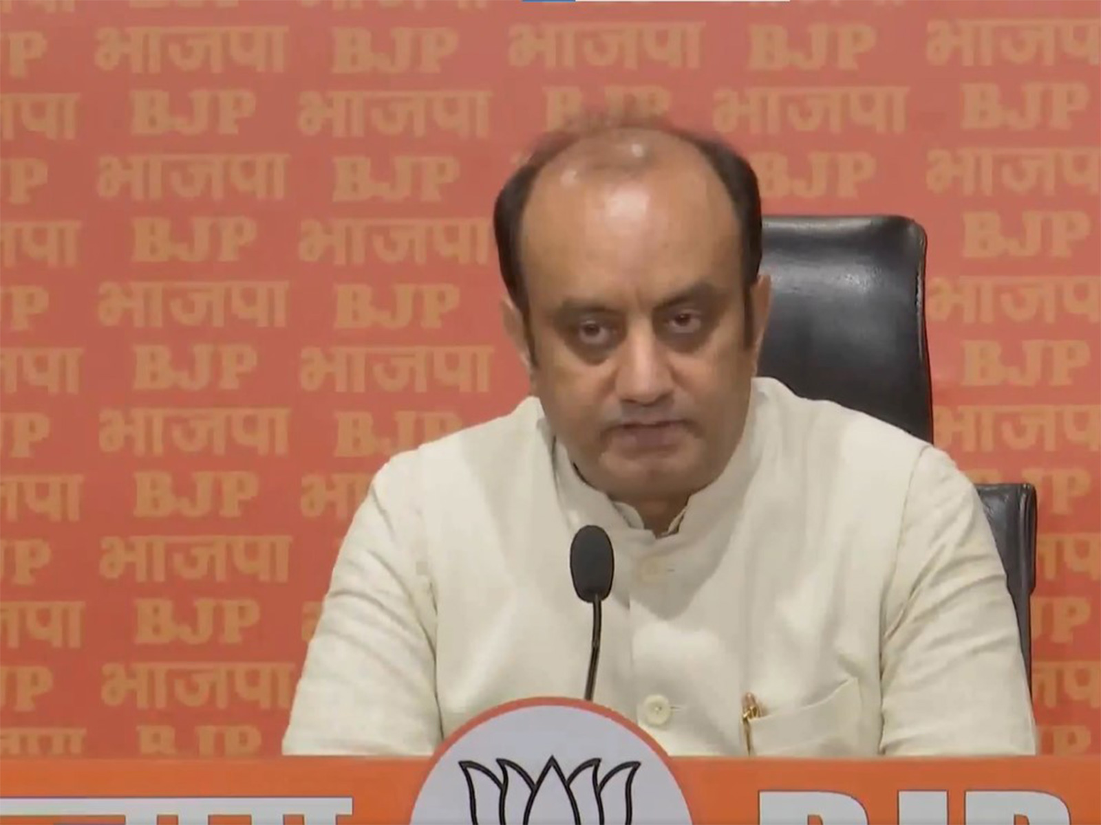 Bharatiya Janata Party (BJP) MP and National Spokesperson Sudhanshu Trivedi (Photo/ANI)