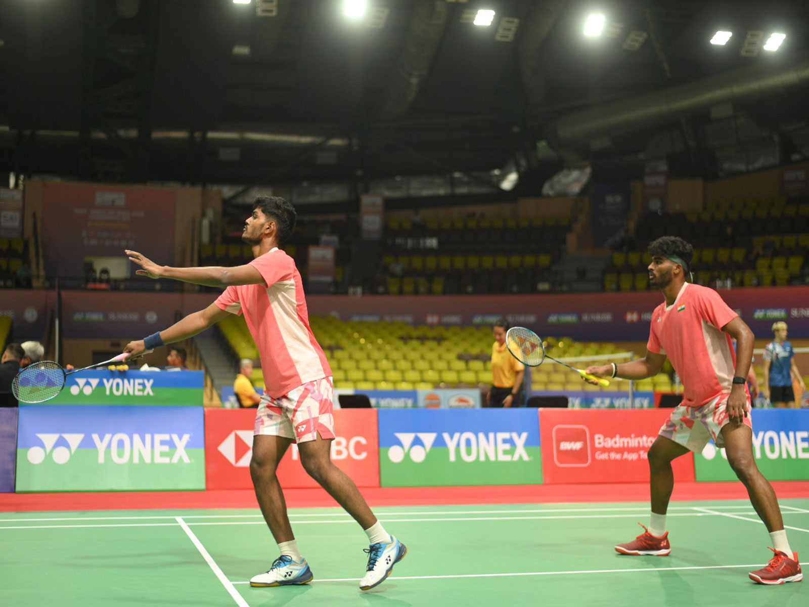 Indian players in action during BWF World Junior Championships. (Photo/BAI) 