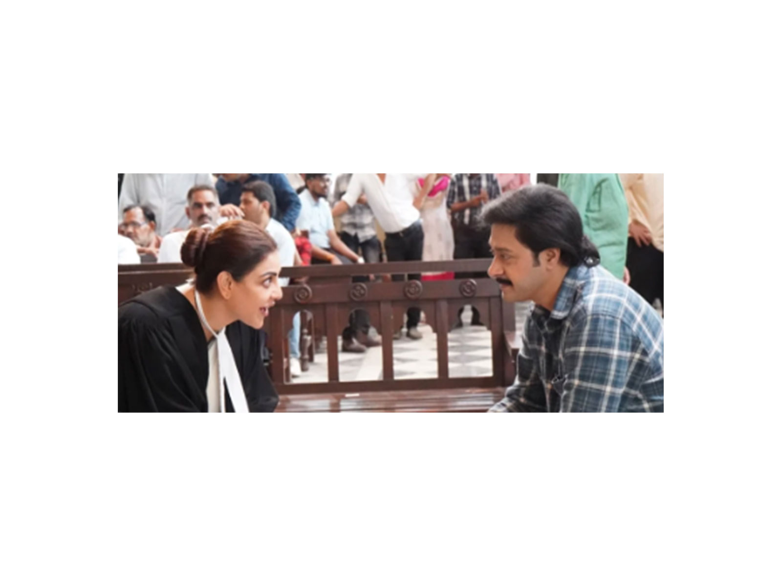 Actors Kajal Aggarwal and Shreyas Talpade (Image source: mig.productionandstudios)