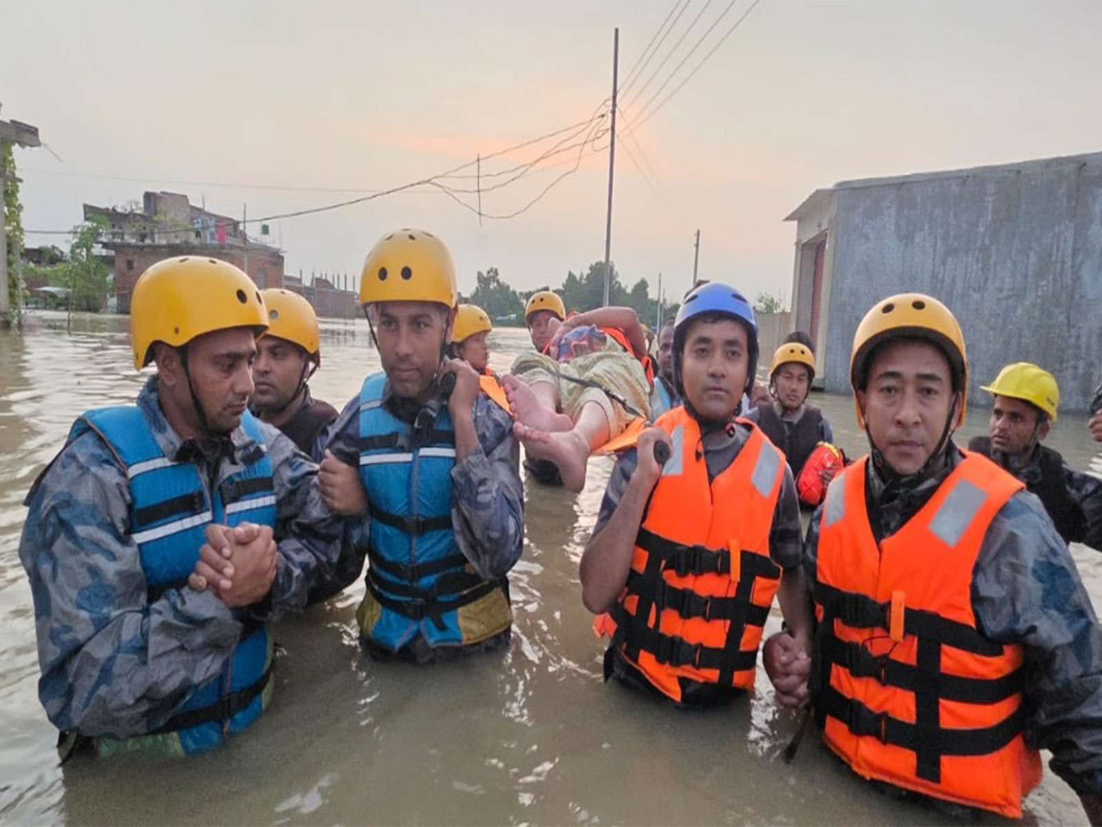 Nepal floods (Photo/ Armed Police Force (APF) Nepal)