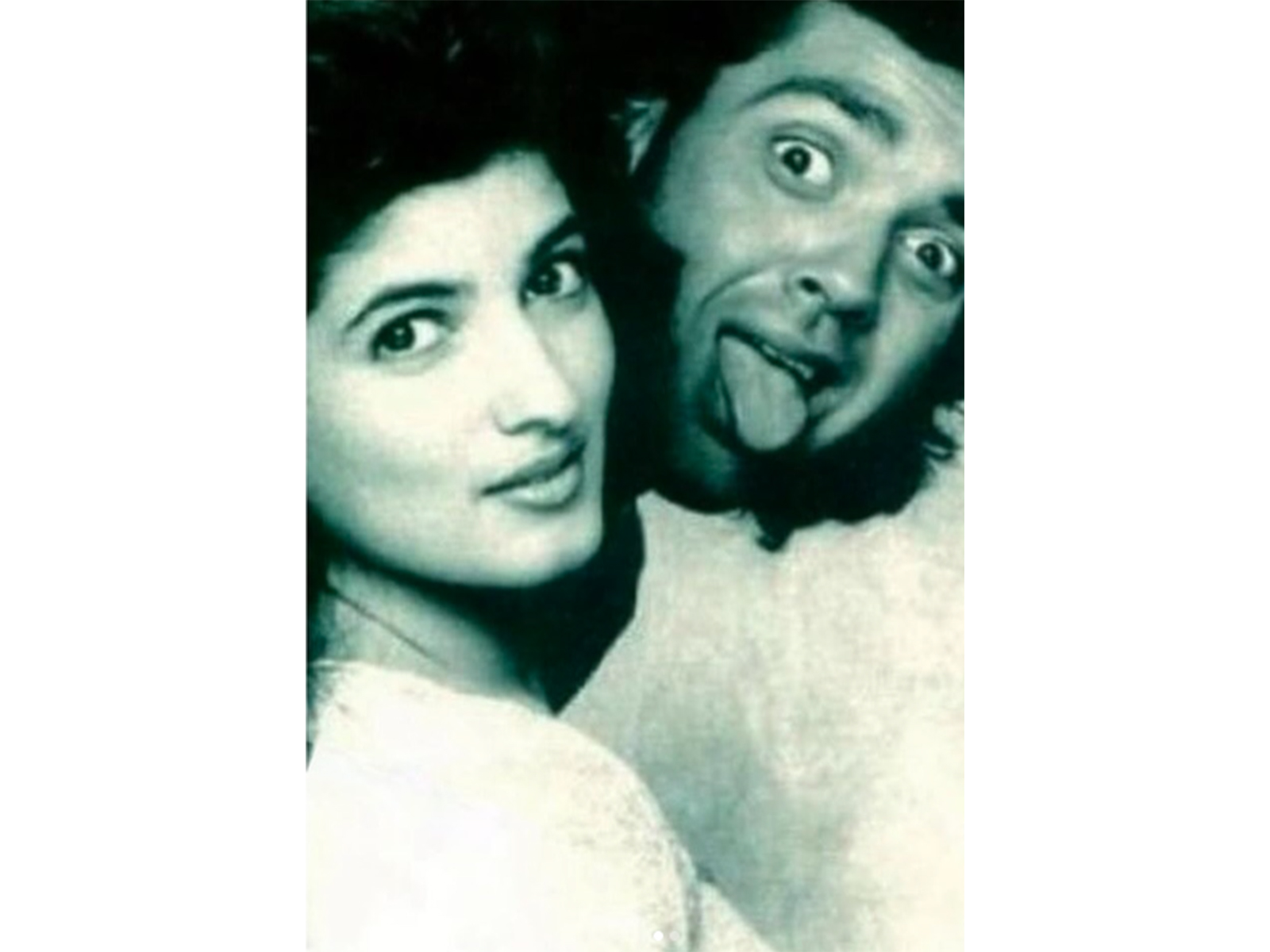 Twinkle Khanna and Bobby Deol's pic (Image source: Twinkle's Instagram)
