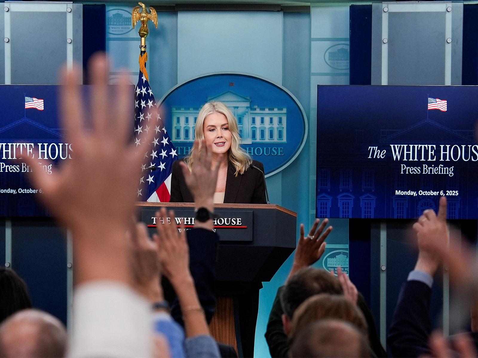 US White House Press Secretary Karoline Leavitt (Photo/Reuters) US White House Press Secretary Karoline Leavitt (Photo/Reuters)