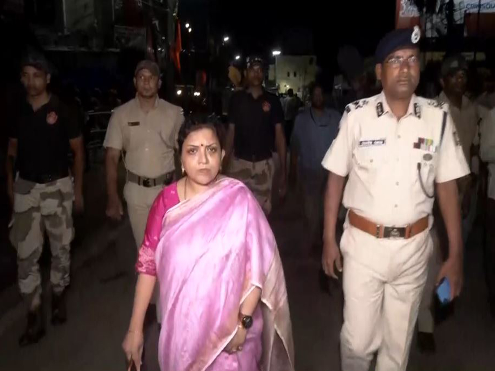 Revenue Divisional Commissioner of Central Division, Cuttack, Guha Poonam Tapas Kumar, Additional Police Commissioner Narasingha Bhola (Photo/ANI)