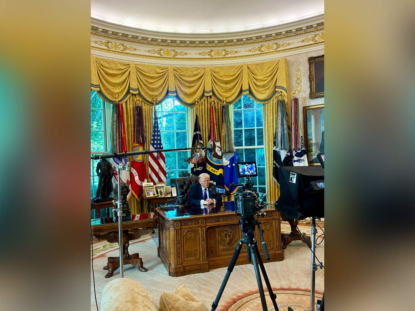 US President Donald Trump (Photo/X@PressSec)