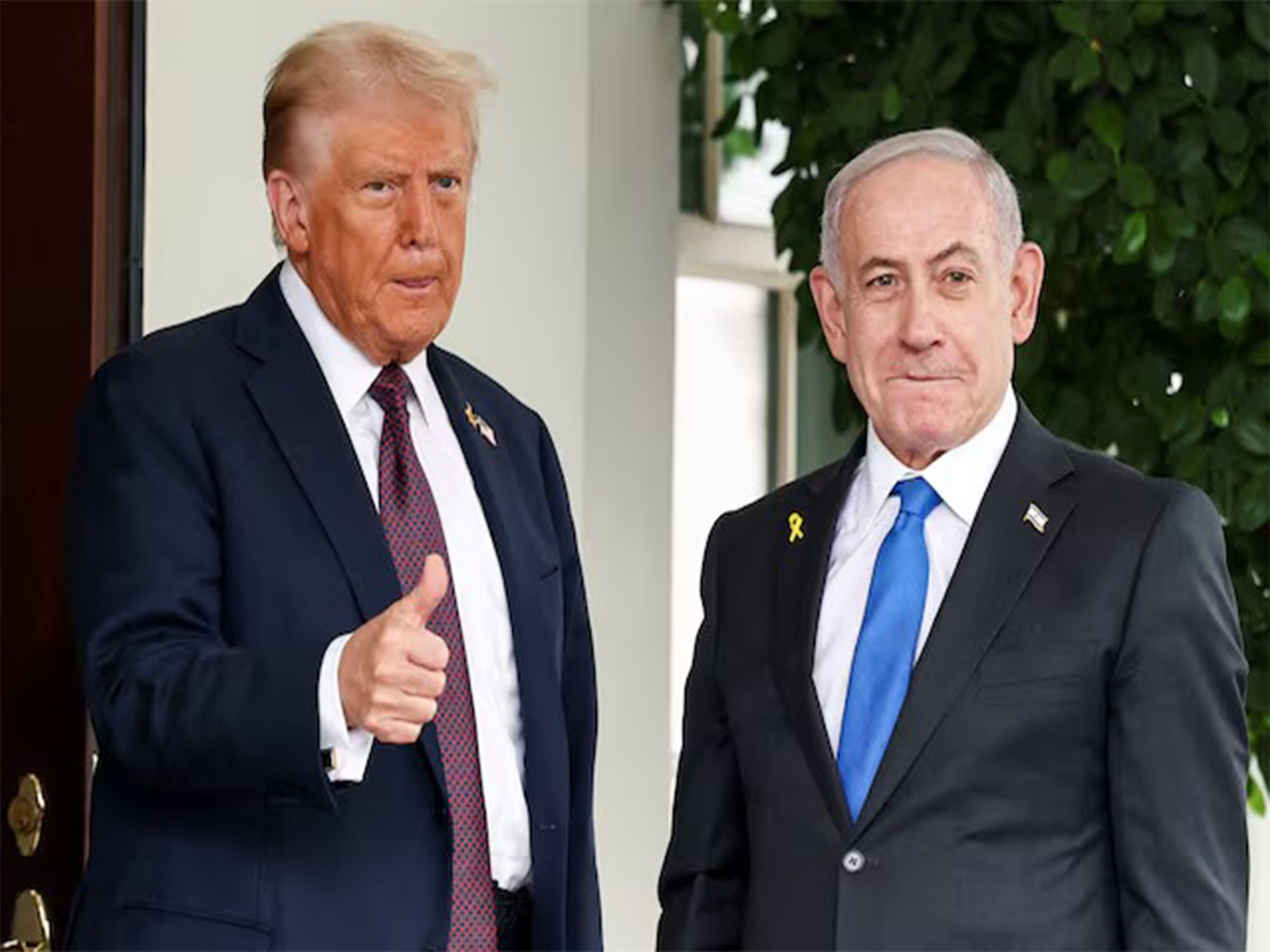 US President Donald Trump with Israeli Prime Minister Benjamin Netanyahu (Photo/Reuters)