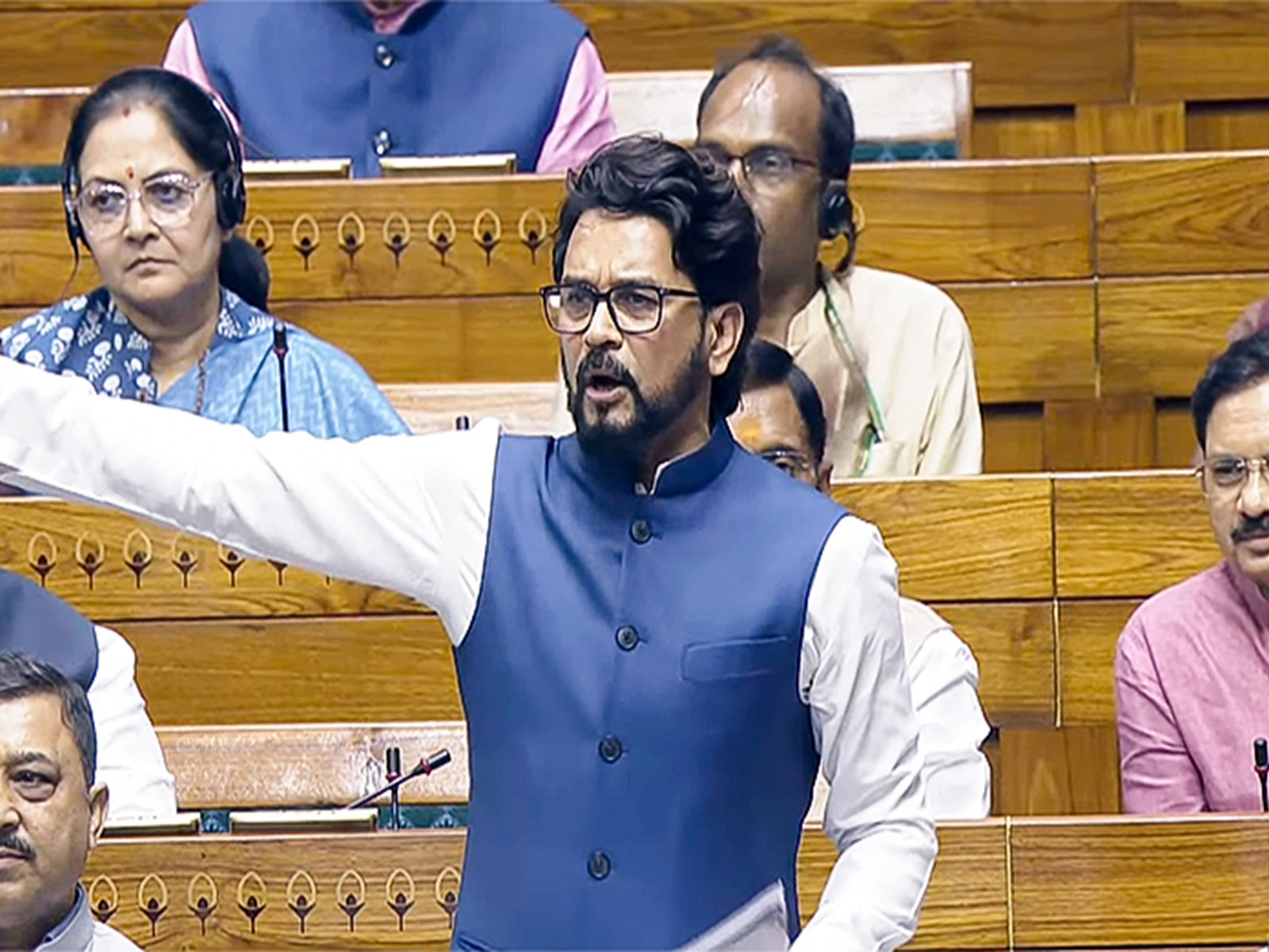 BJP MP and chairman of Parliamentary standing committee on coal, mines and steel Anurag Thakur (Photo/ANI)