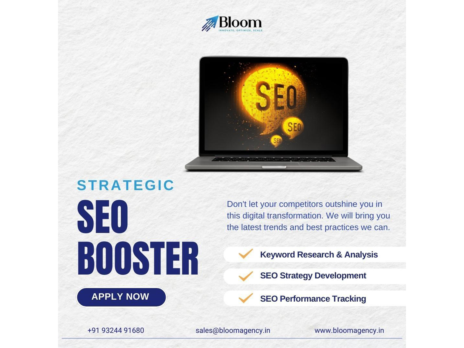 Bloom Agency Plots Business Success at Turbo Speed with Excellence SEO Services