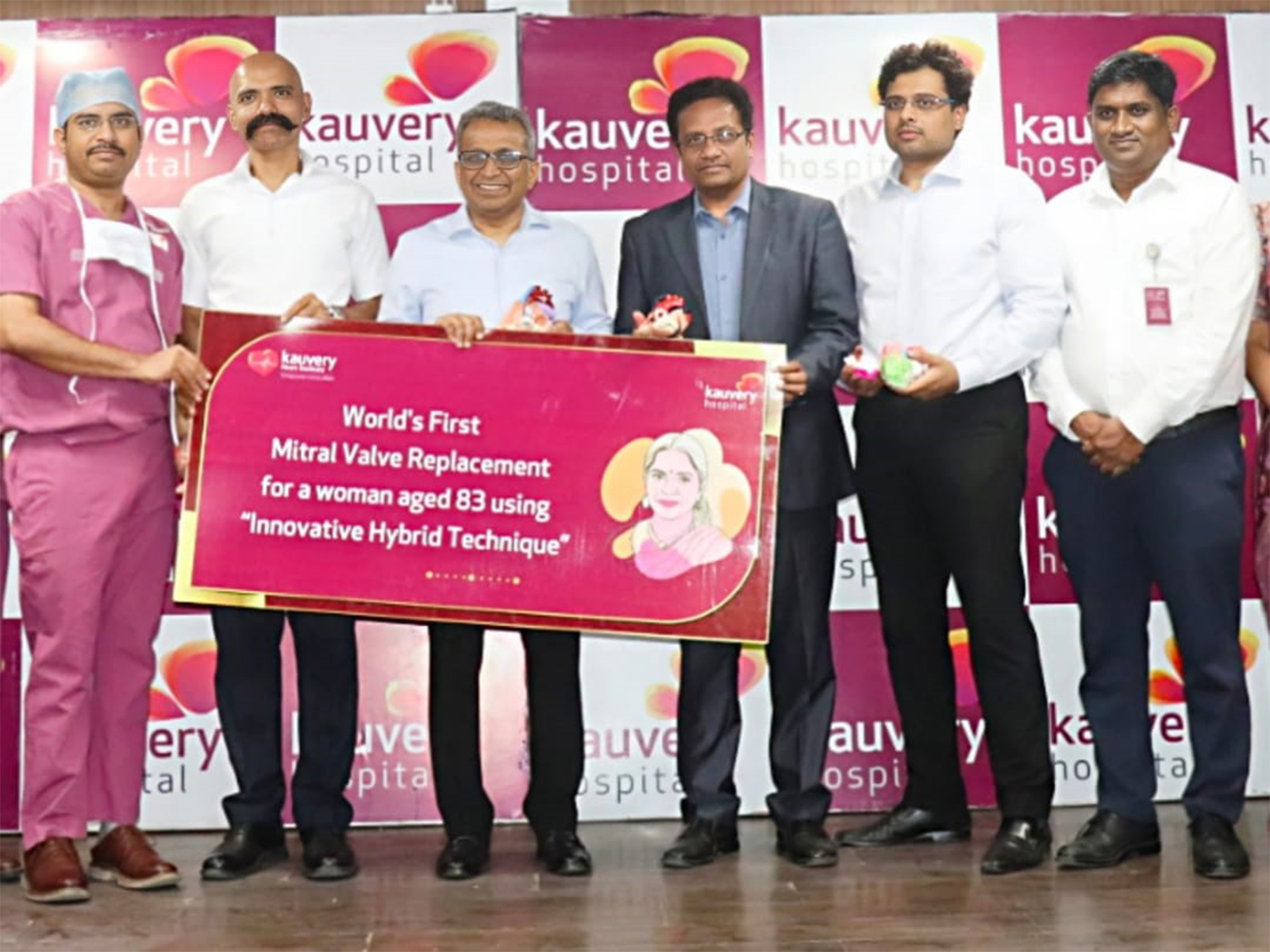 Kauvery Hospital Performs World’s First Breakthrough Transcatheter Mitral Valve Replacement on a High-Risk Elderly woman