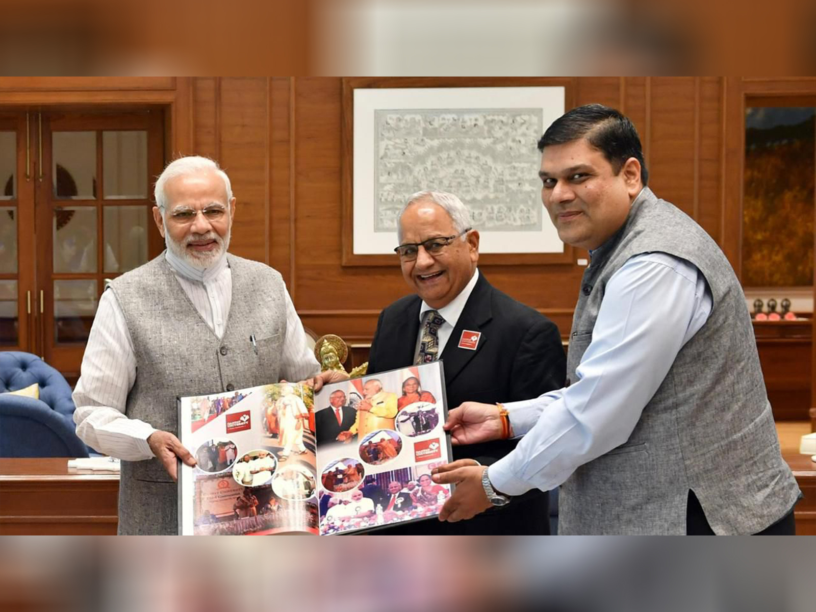 Padma awardee Dr Ganpat Patel with PM Modi (File Photo/ANI)