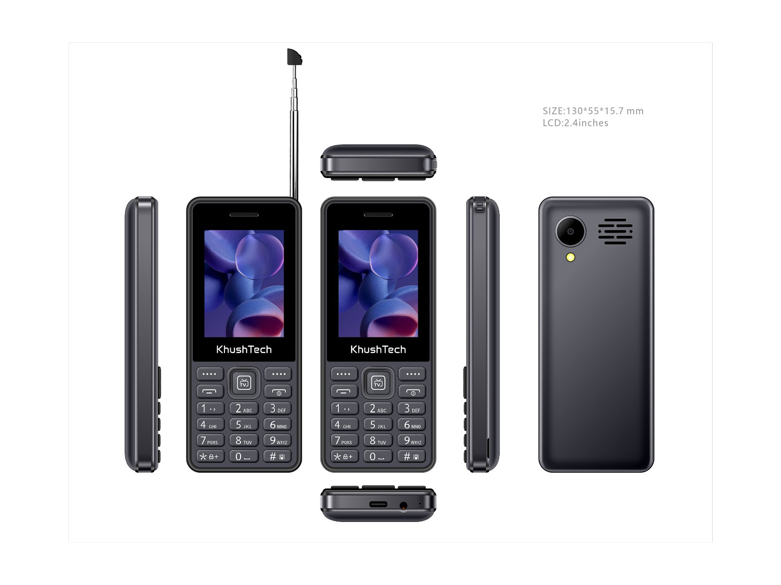 Khushtech Korea's Direct-to-Mobile feature phone (Photo/Khushtech Korea)