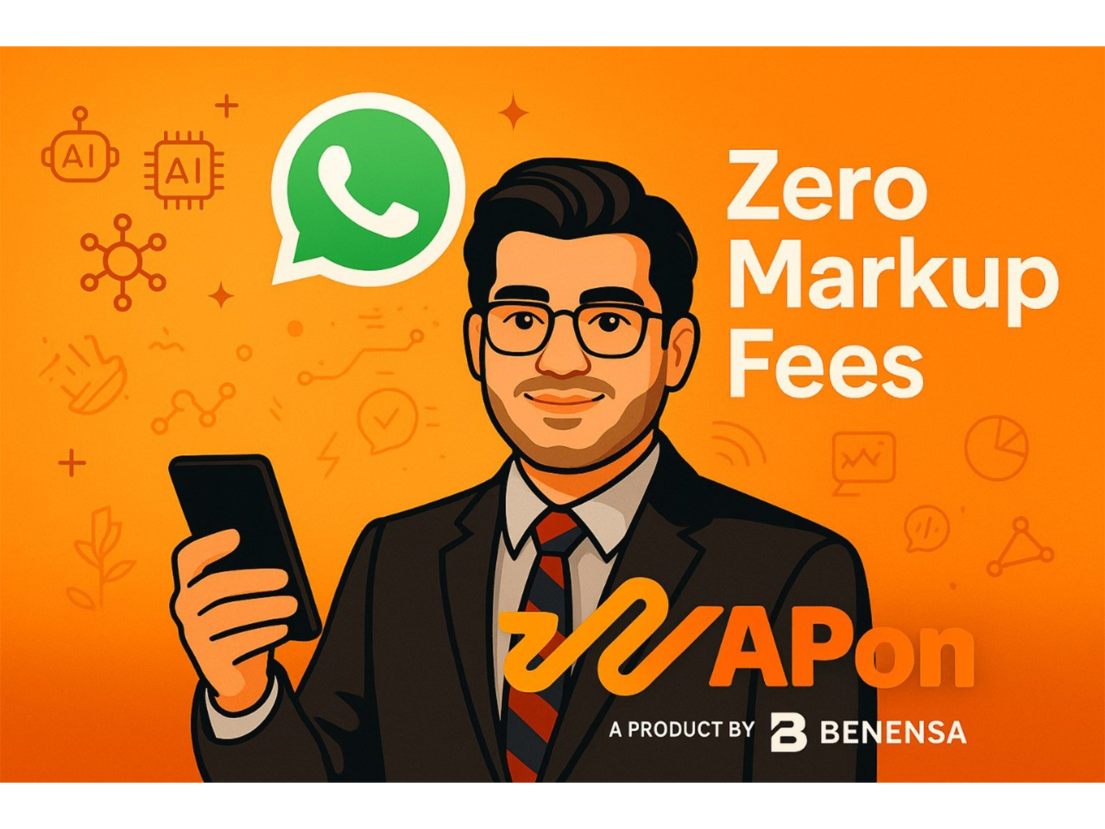 WAPon Ushers in a New Era of Business Messaging with Zero Markup Fees and AI-Powered Solutions