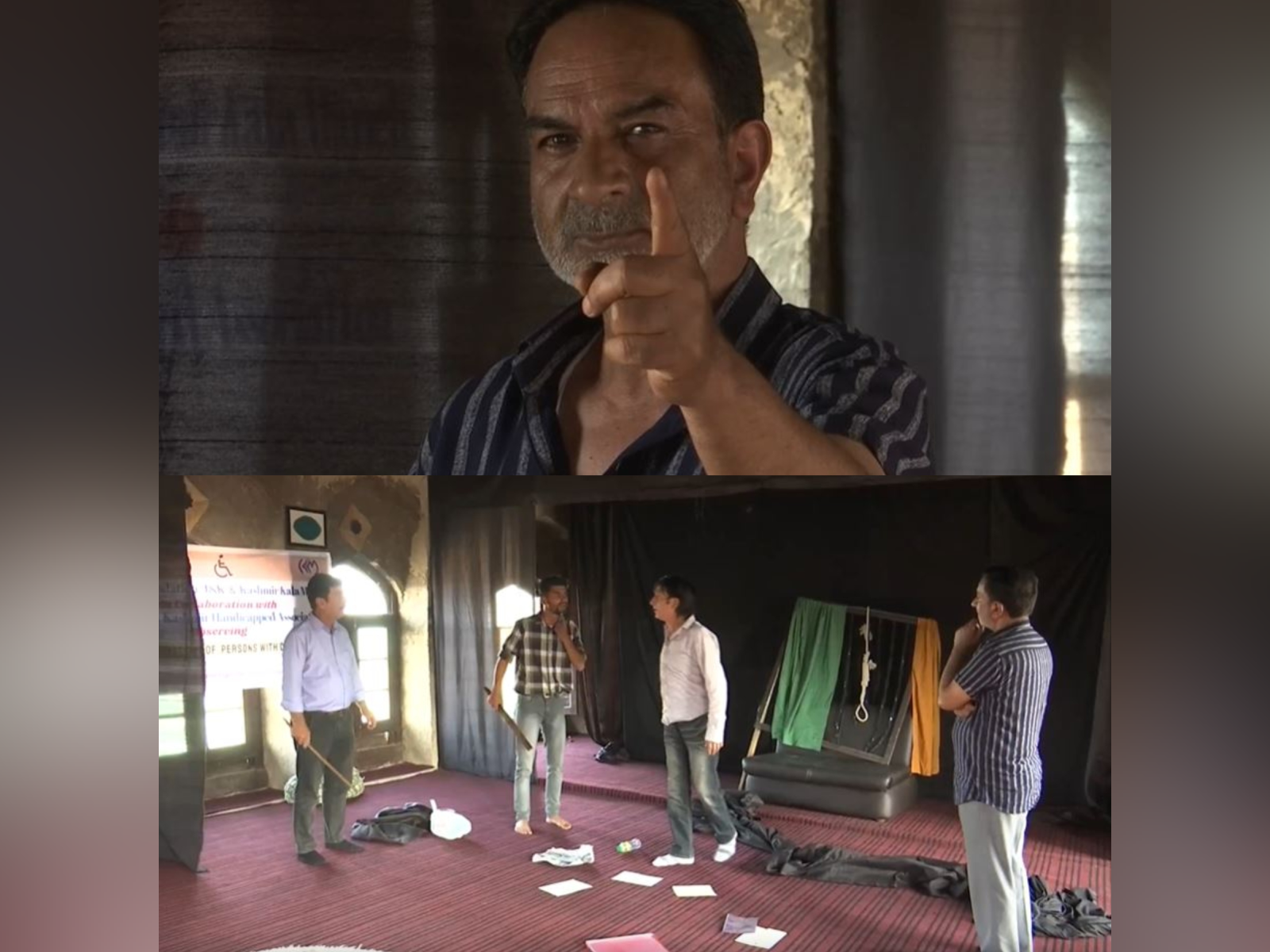 Theatre rehearsals in Kashmir (Photo/ANI)