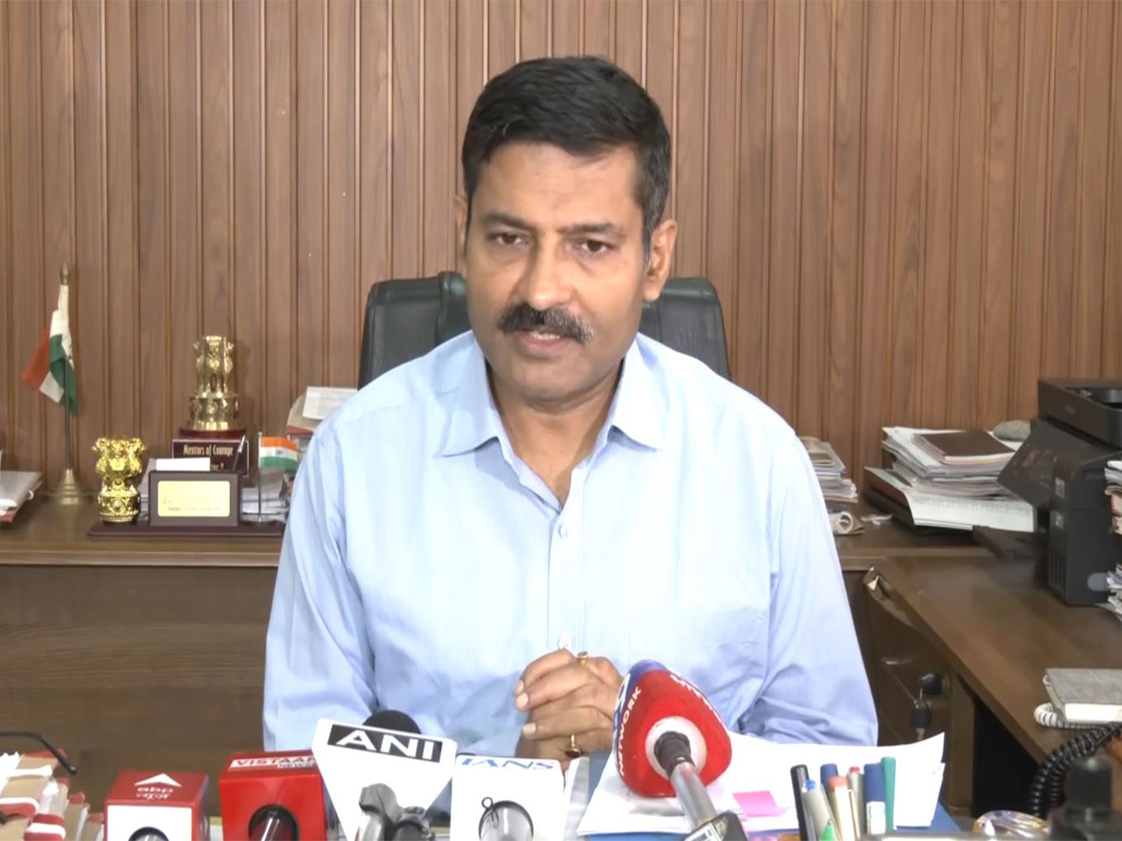 Bhopal Commissioner of Police (CP) Harinarayanchari Mishra (Photo/ANI) Bhopal Commissioner of Police (CP) Harinarayanchari Mishra (Photo/ANI)