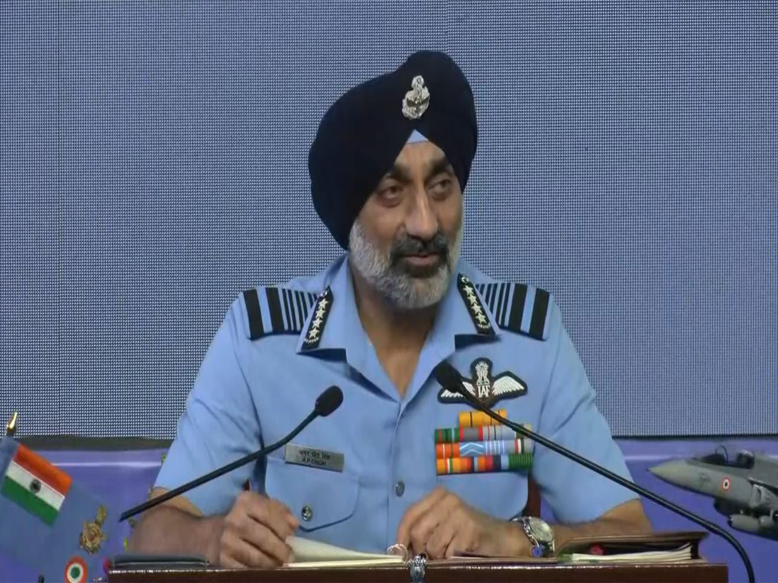 Chief of Air Staff (CAS) Air Chief Marshal Amar Preet Singh (Photo/ANI)