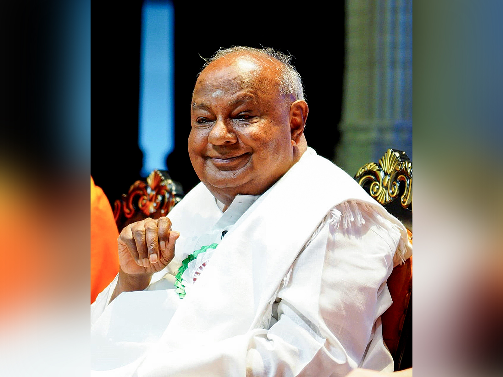 Former Prime Minister and Member of Rajya Sabha, HD Devegowda (Photo/ANI)