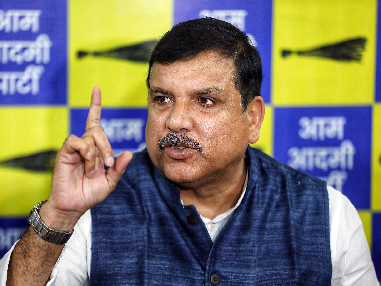 Aam Admi Party (AAP) leader Sanjay Singh. (Photo/ANI) Aam Admi Party (AAP) leader Sanjay Singh. (Photo/ANI)