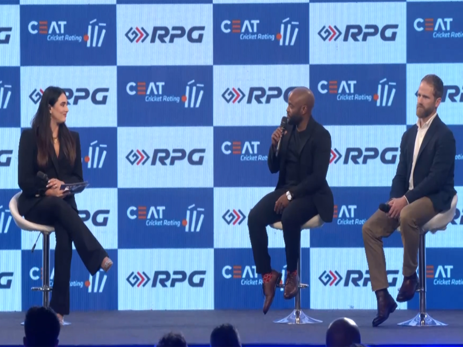 Temba Bavuma speaking in Mumbai. (Photo: ANI)