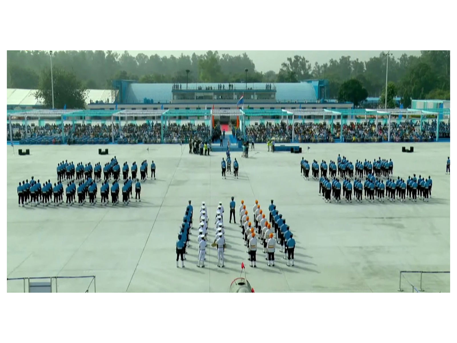 India’s air prowess on display at Hindon base (Photo/ANI/Indian Air Force) India’s air prowess on display at Hindon base (Photo/ANI/Indian Air Force)