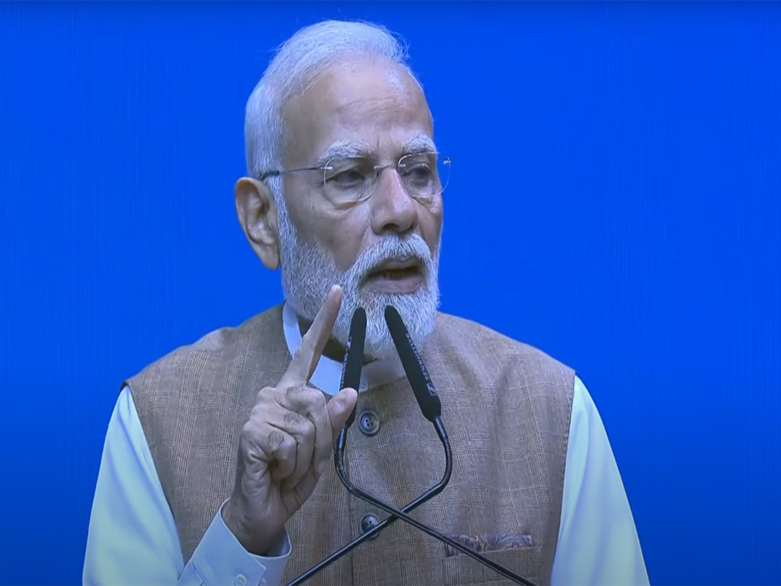 Prime Minister Narendra Modi at India Mobile Congress (Photo/ANI)