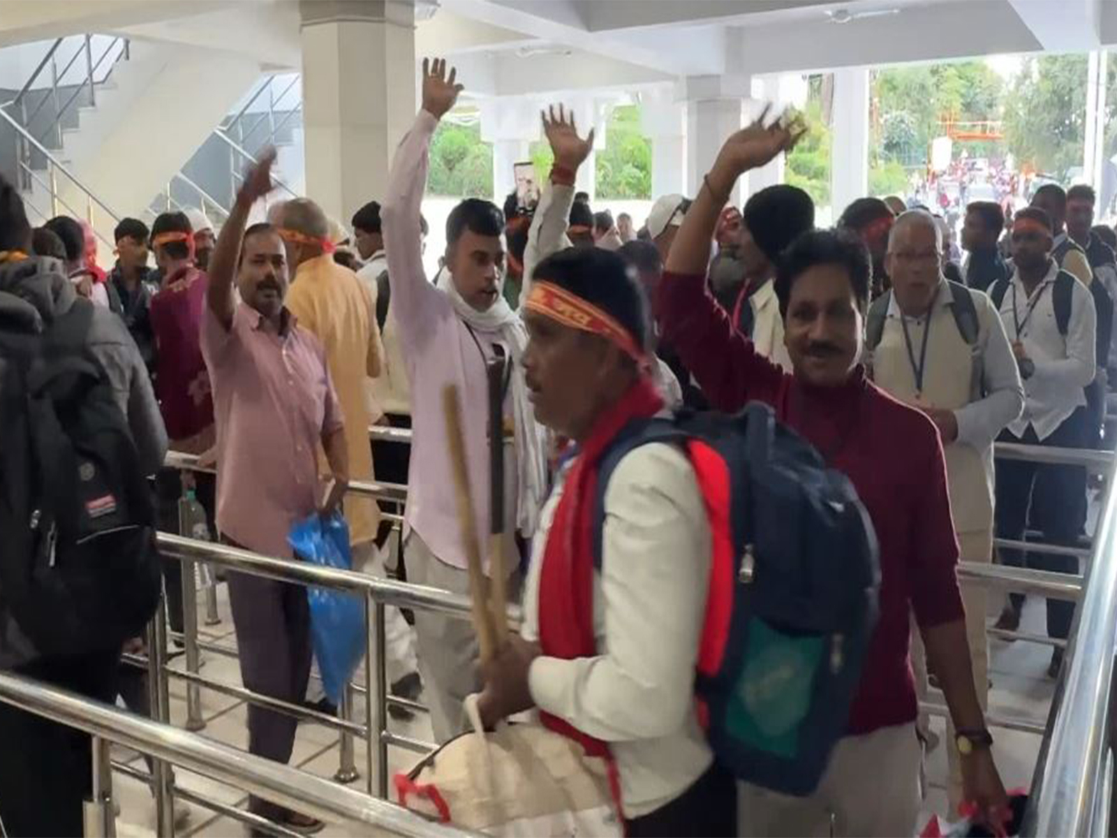 Devotees express happiness as Vaishno Devi Yatra resumes (Photo/ANI)