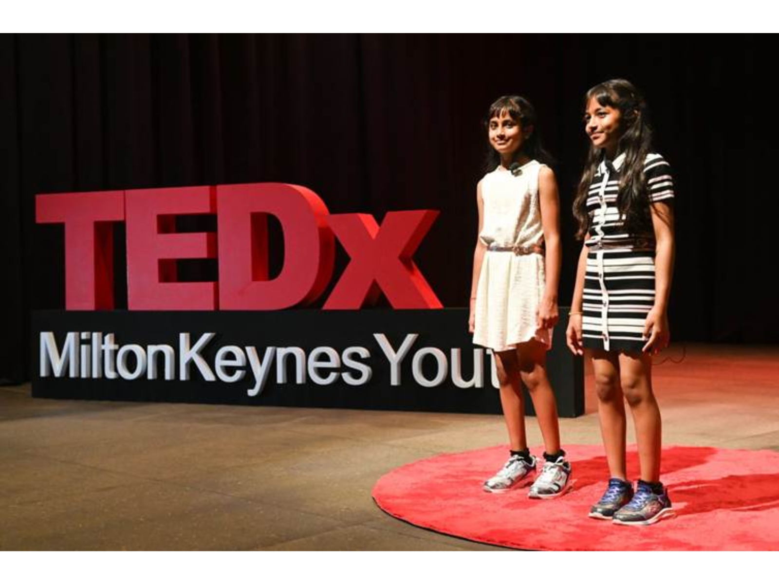 11-Year-Old Twins Eva and Amaira Deotale Champion Disability Inclusion on TEDx Stage