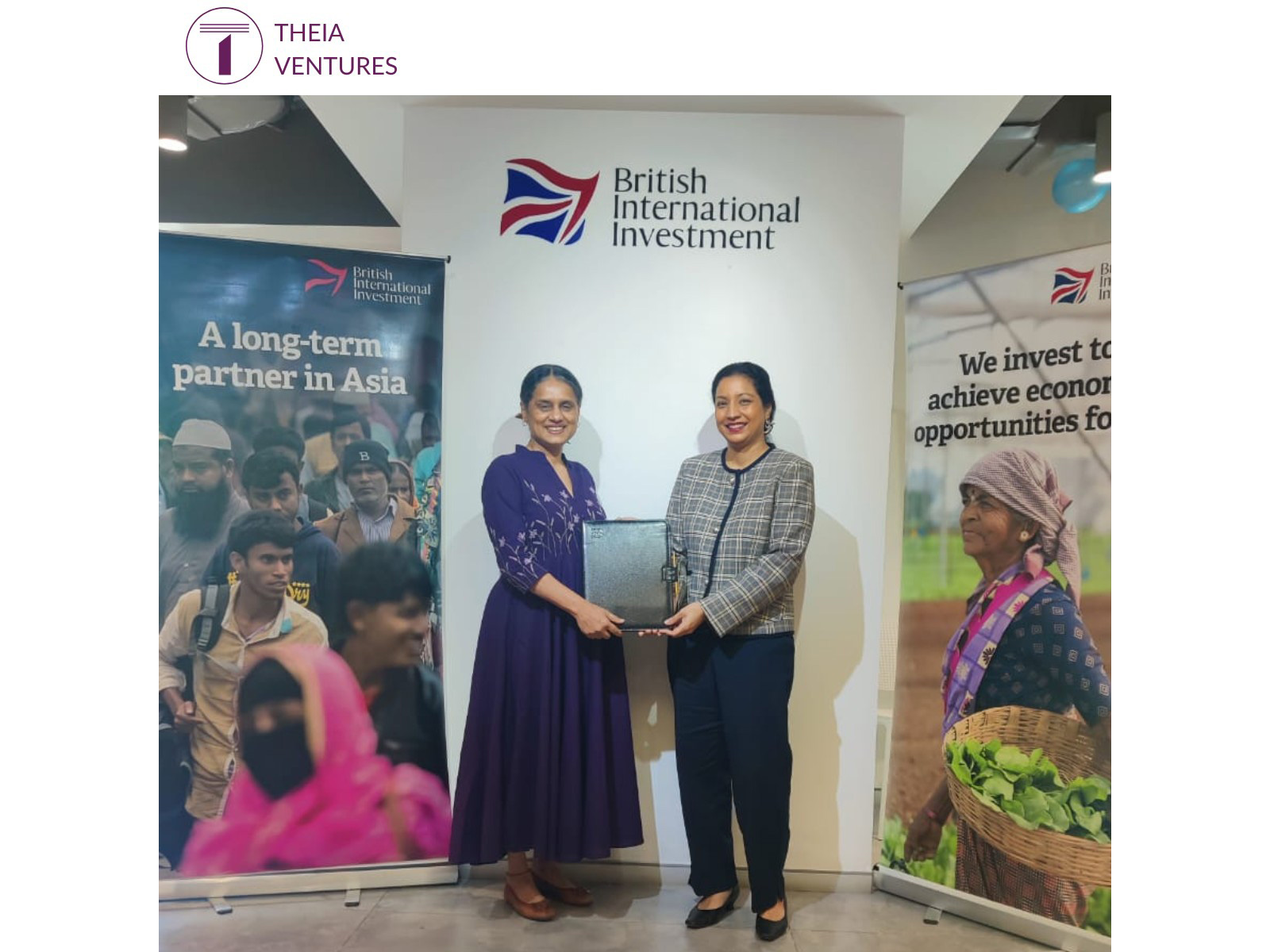 Shilpa Kumar (MD, BII India) and Priya Shah (Founder, Theia Ventures)