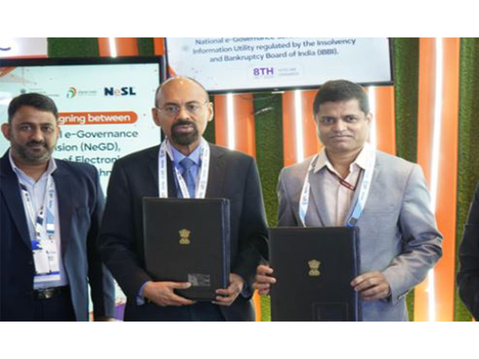 Officials with the MoUs  (Photo/X/@PIB_India)