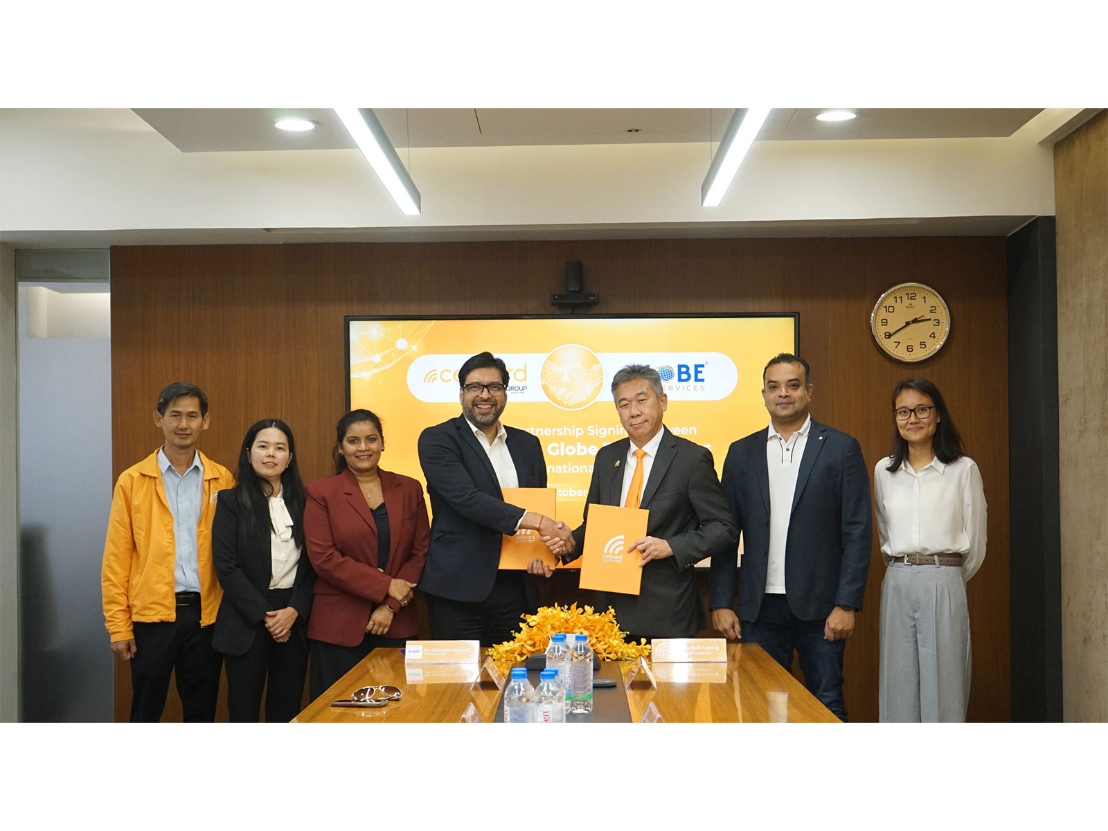 Globe Teleservices Signs A2P Firewall Partnership with Cellcard Cambodia