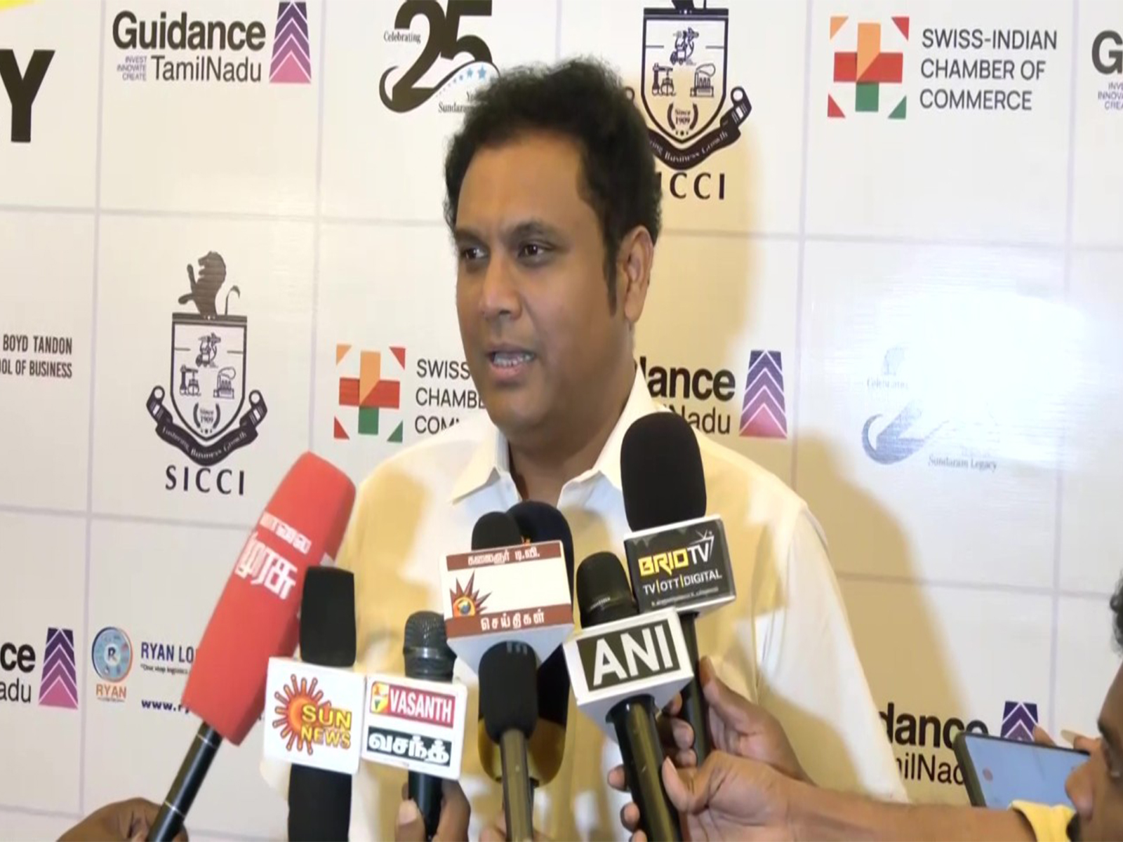 Tamil Nadu Industries Minister TRB Rajaa (Photo/ANI) Tamil Nadu Industries Minister TRB Rajaa (Photo/ANI)