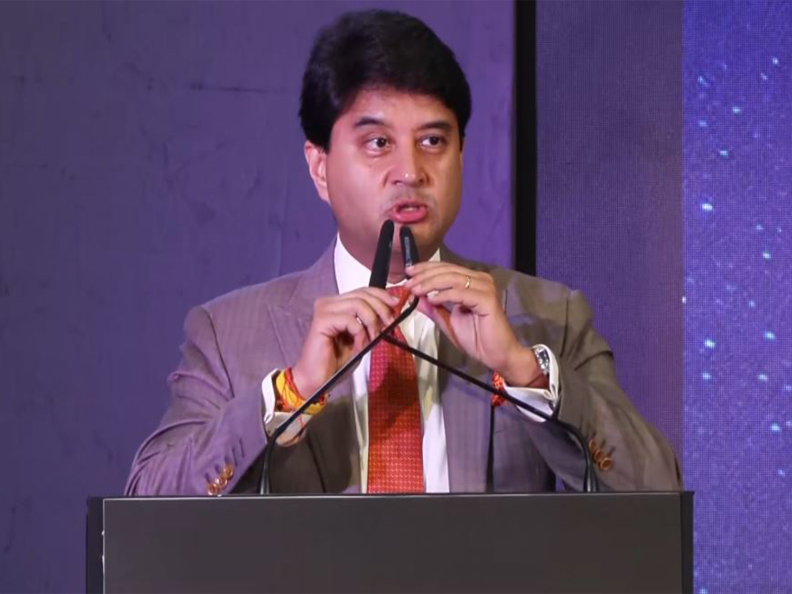 Union Minister for Communications Jyotiraditya Scindia (Photo/ANI)