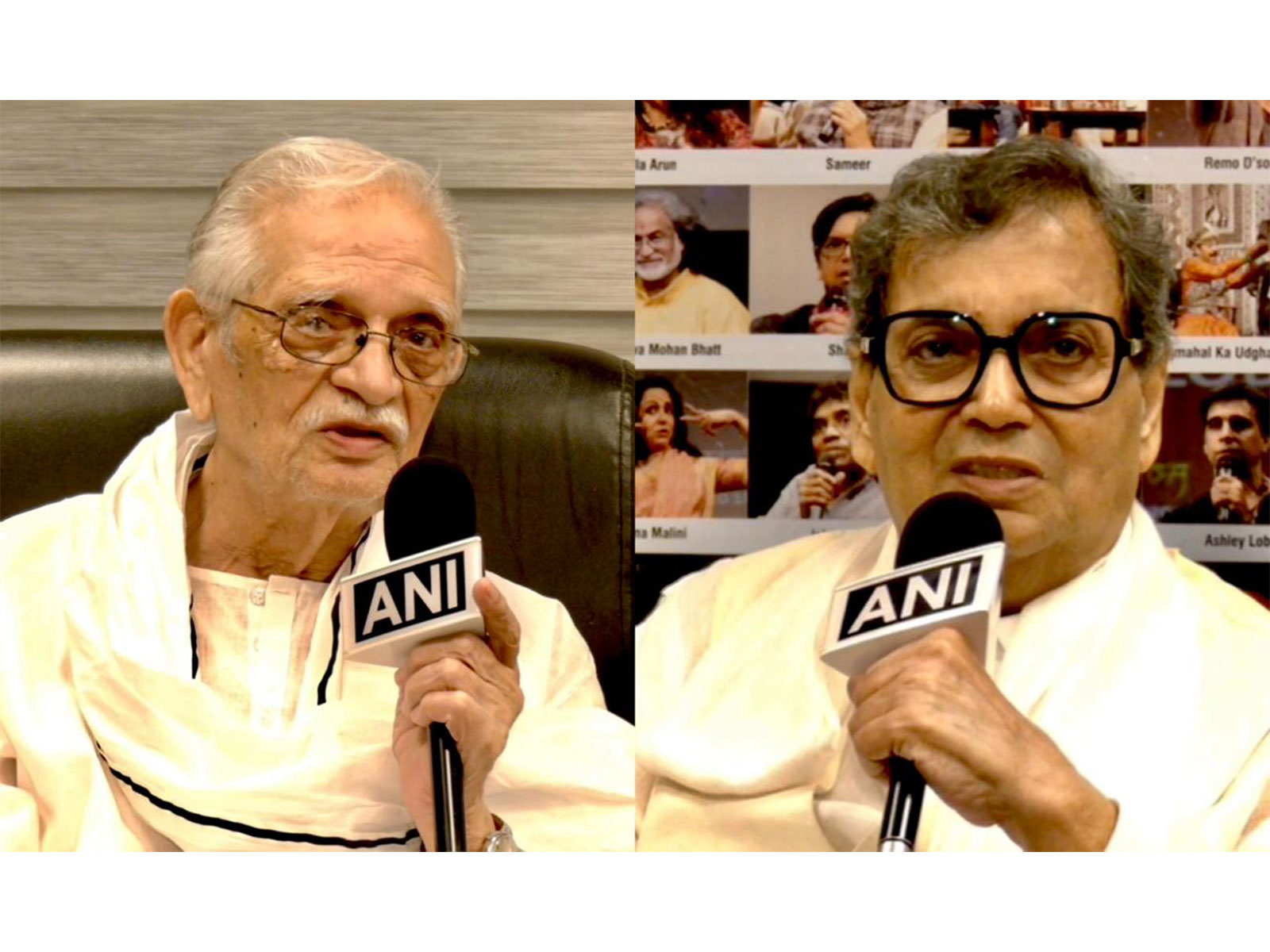 Gulzar (L), Subhash Ghai (R) (Photo/ANI)
