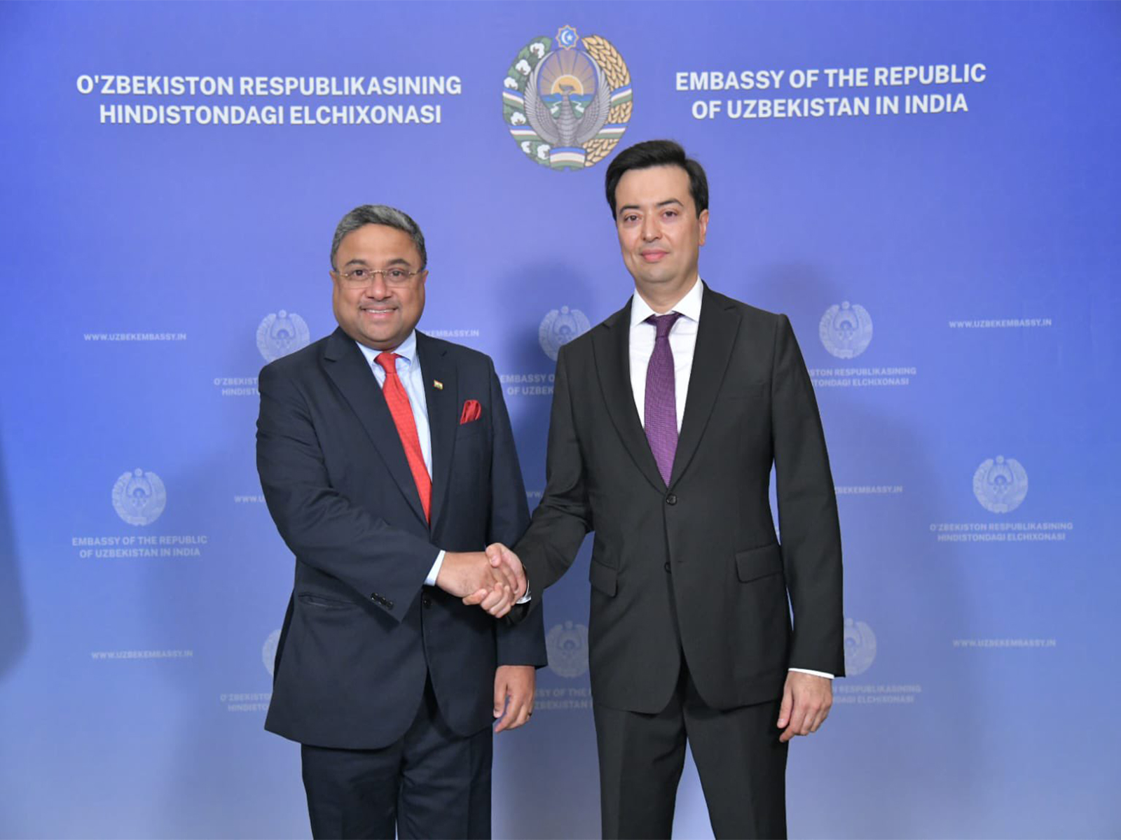 MEA Secretary (West) Sibi George at Uzbekistan’s National Day celebrations (Photo: X@MEAIndia)