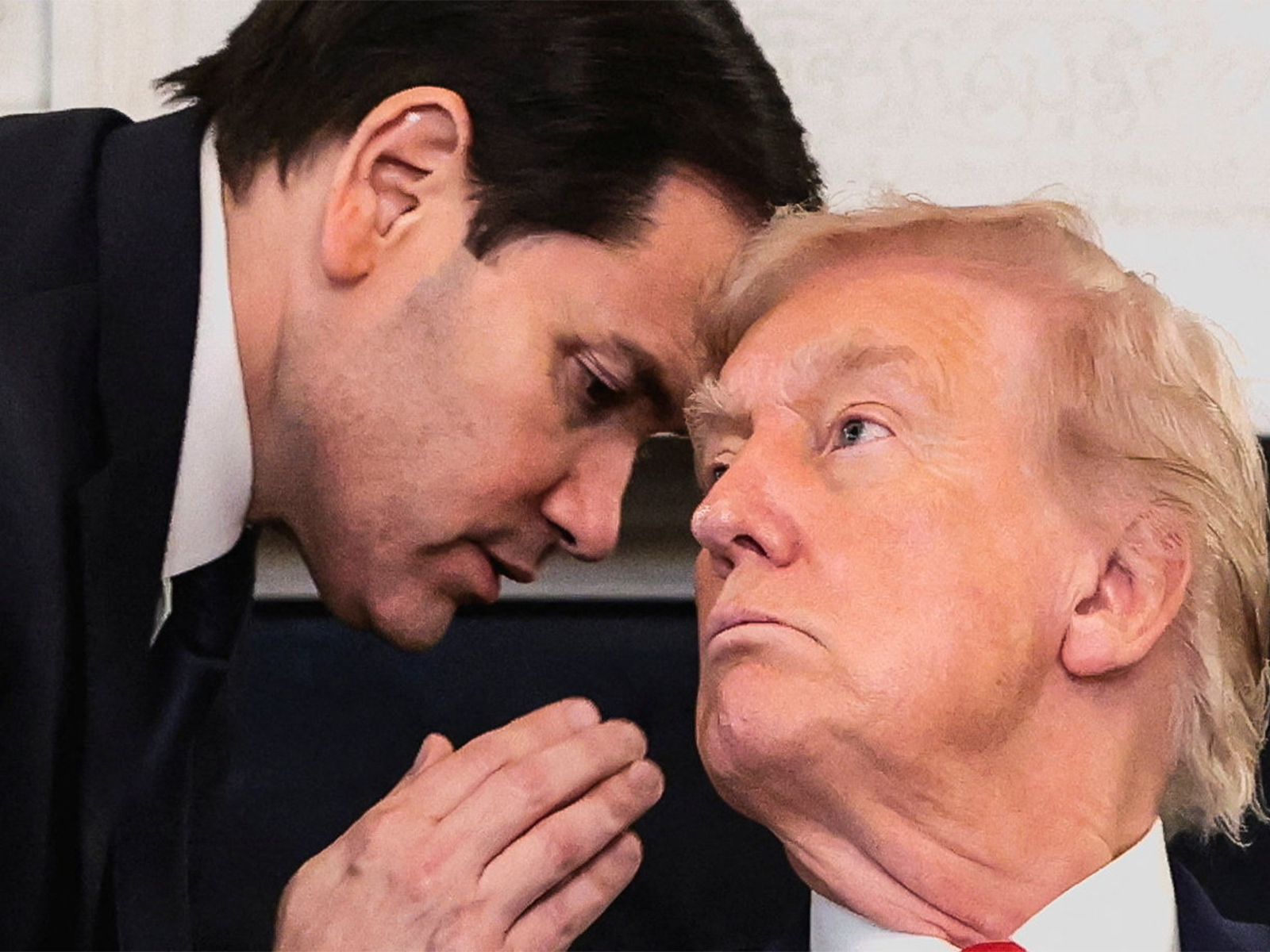 US President Donald Trump and  US Secretary of State Marco Rubio (Photo/Reuters)