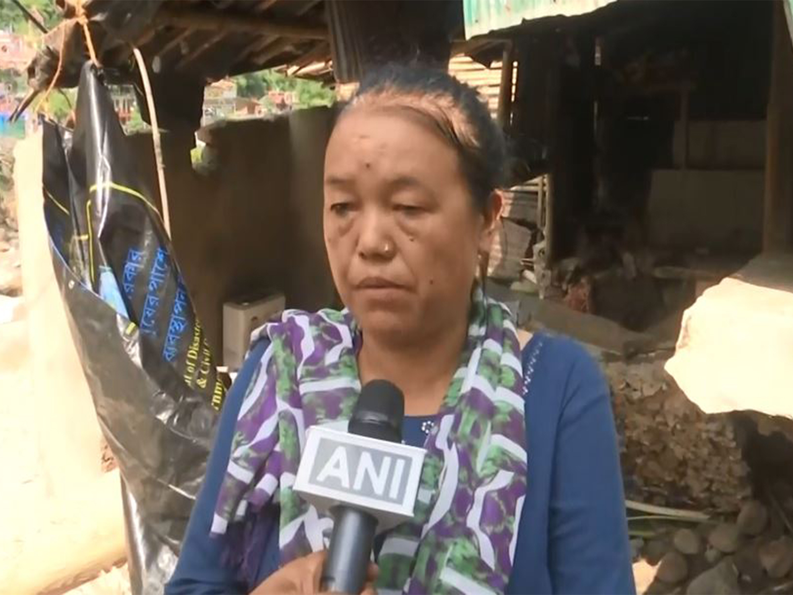 A local highlights challenges after a bridge collapsed following heavyrain in Darjeeling, West Bengal. (Photo/ANI) A local highlights challenges after a bridge collapsed following heavyrain in Darjeeling, West Bengal. (Photo/ANI)