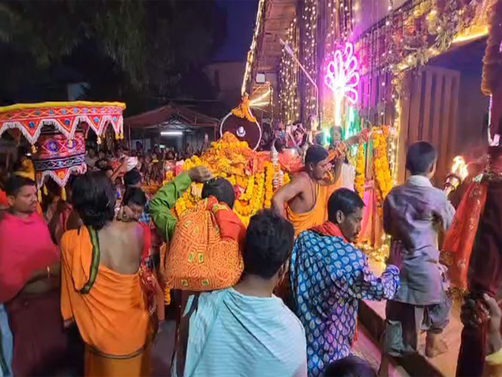 Mata Danteshwari returns to temple (Photo/ANI)