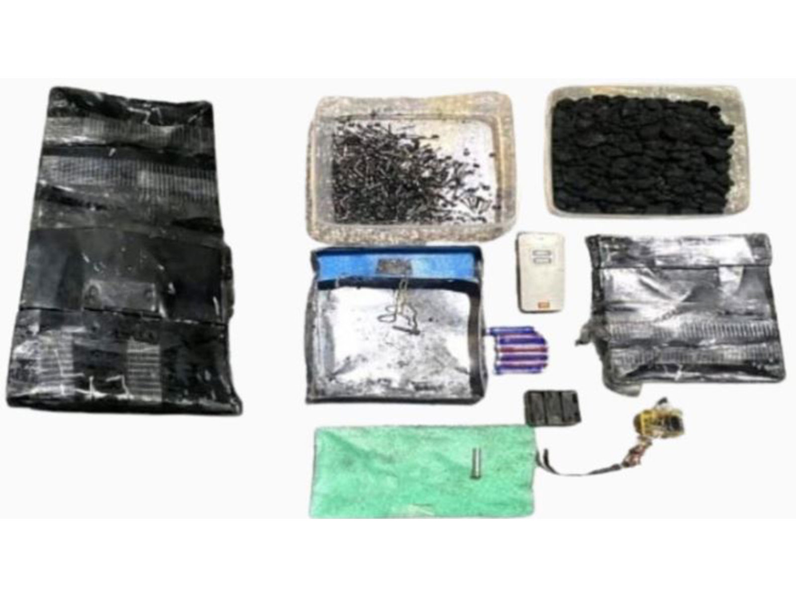 2.5 kg of Improvised Explosive Device and one remote control was recovered, as per police (Photo/X @DGPPunjabPolice)