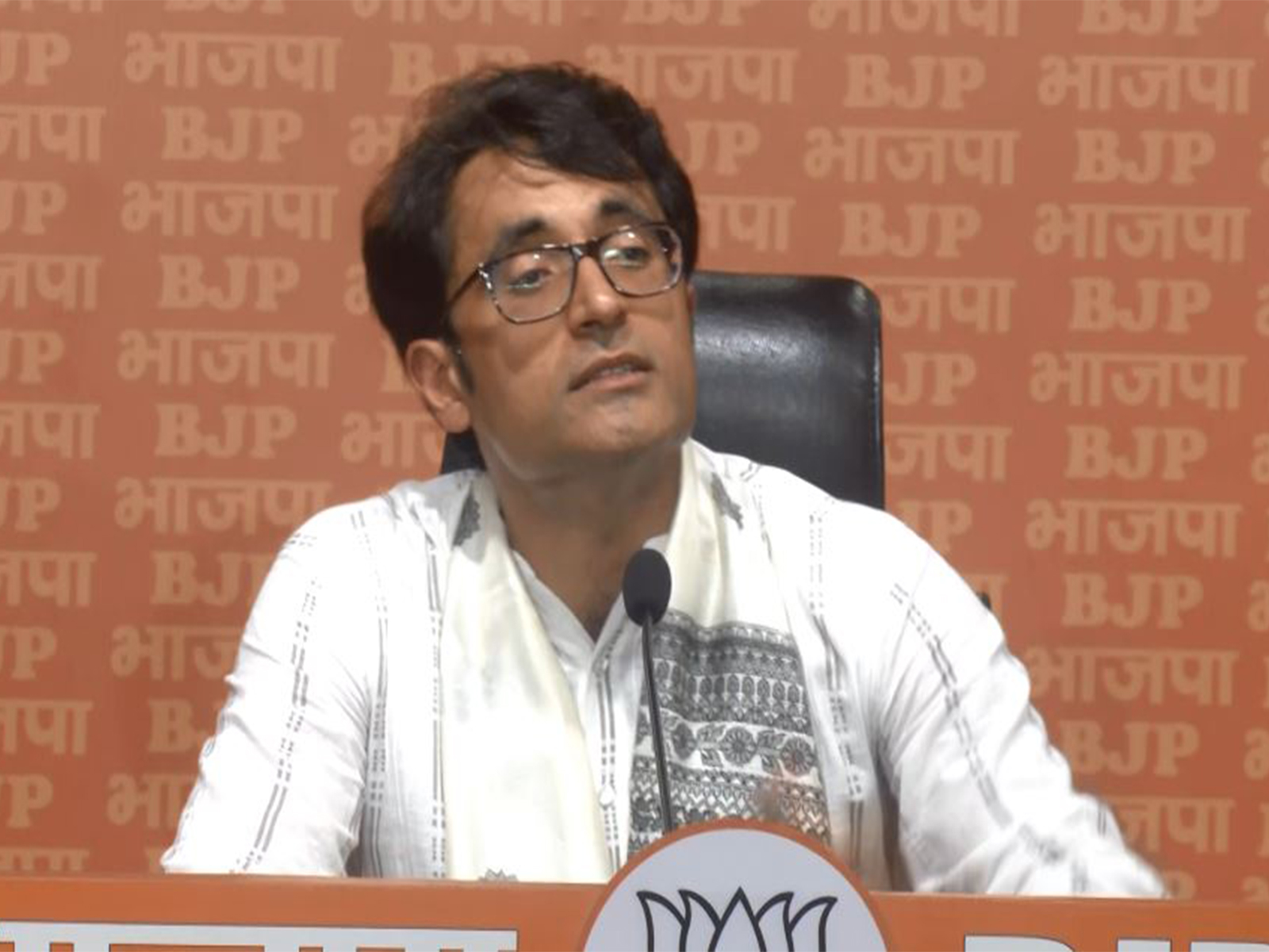 BJP Spokesperson Pradeep Bhandari (Photo/ANI)