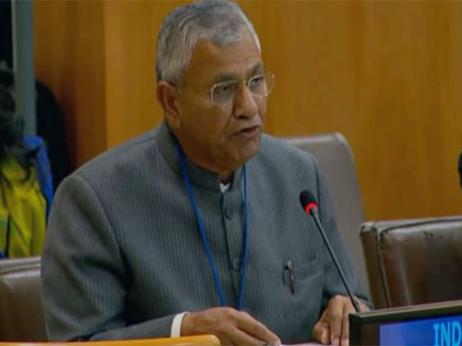 PP Chaudhary, Leader of India’s first delegation to the UNGA, Member of Parliament and Chairperson of the Joint Parliamentary Committee on One Nation One Election (Photo/ANI)