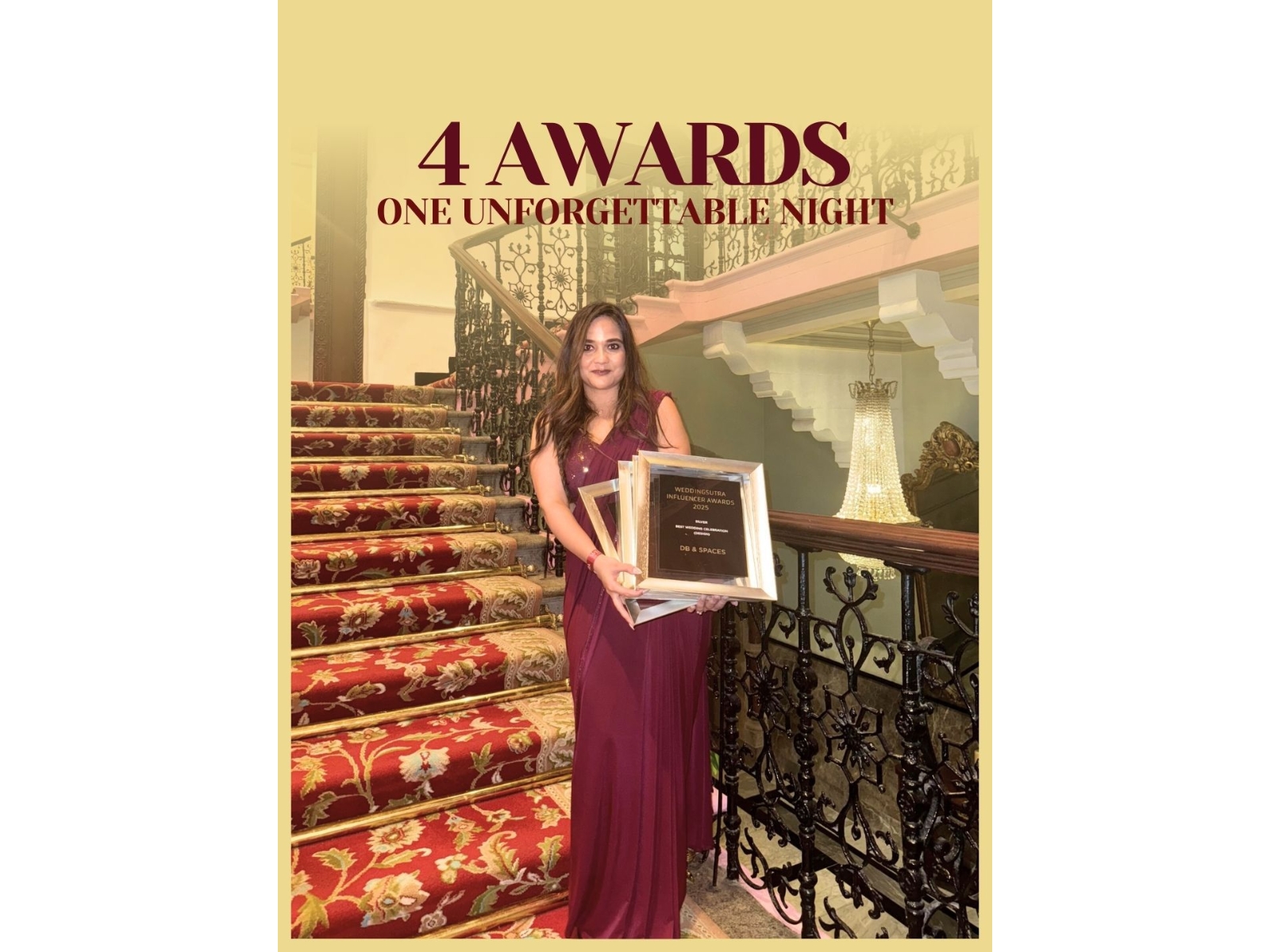 DB and Spaces Emerges as Most Awarded Brand at WeddingSutra Influencer Awards 2025