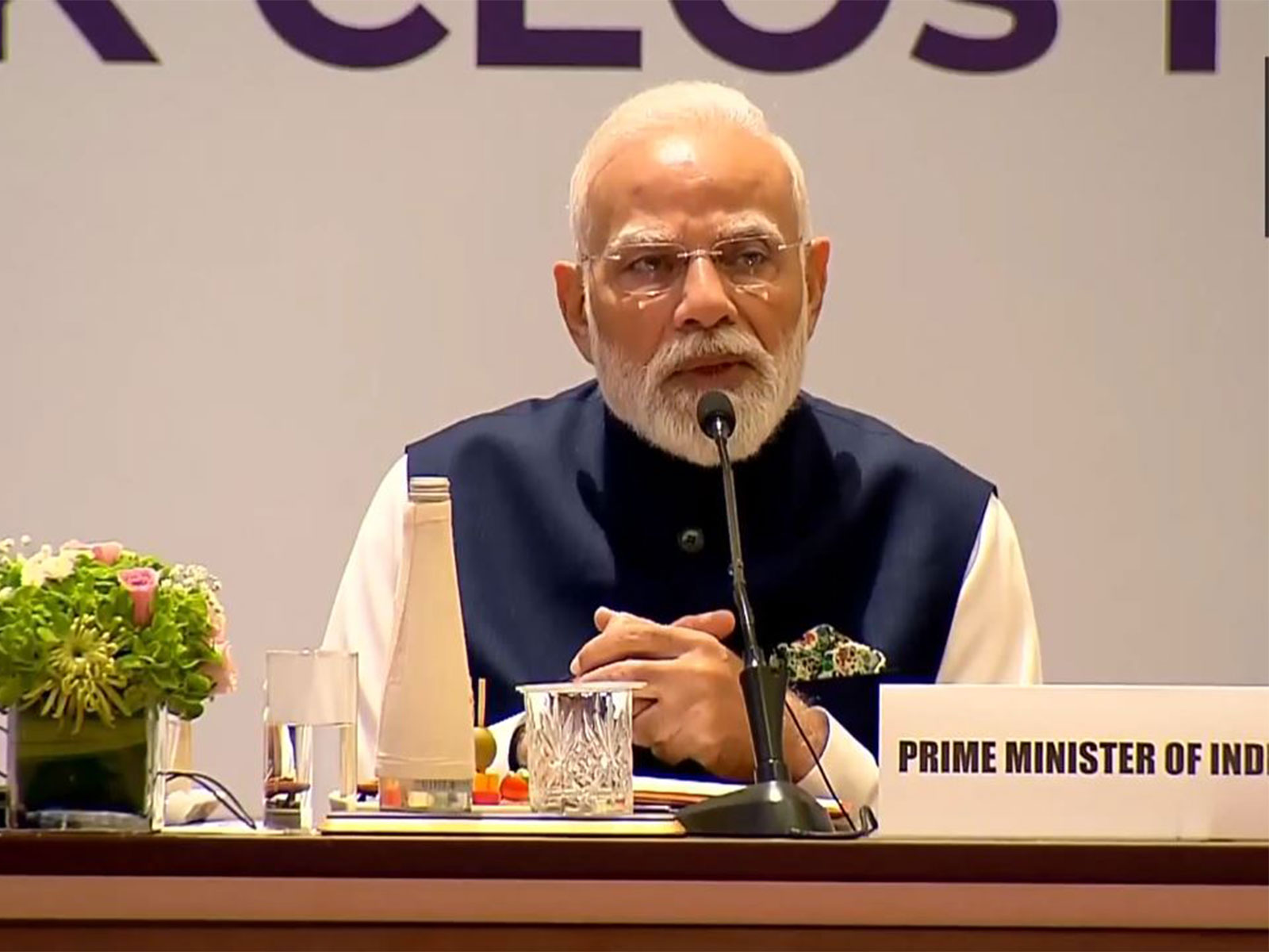 Prime Minister Narendra Modi addressing India-UL CEO Forum (Photo: ANI)