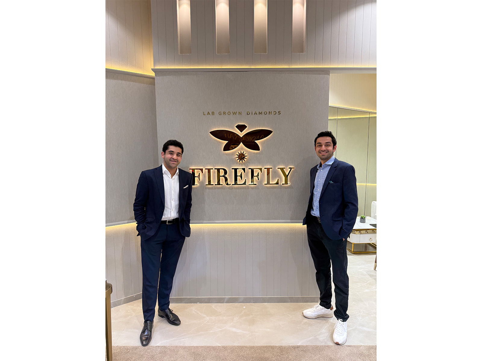 (from L-R) Aayush and Adit Bhansali, Co-founders of Firefly Diamonds