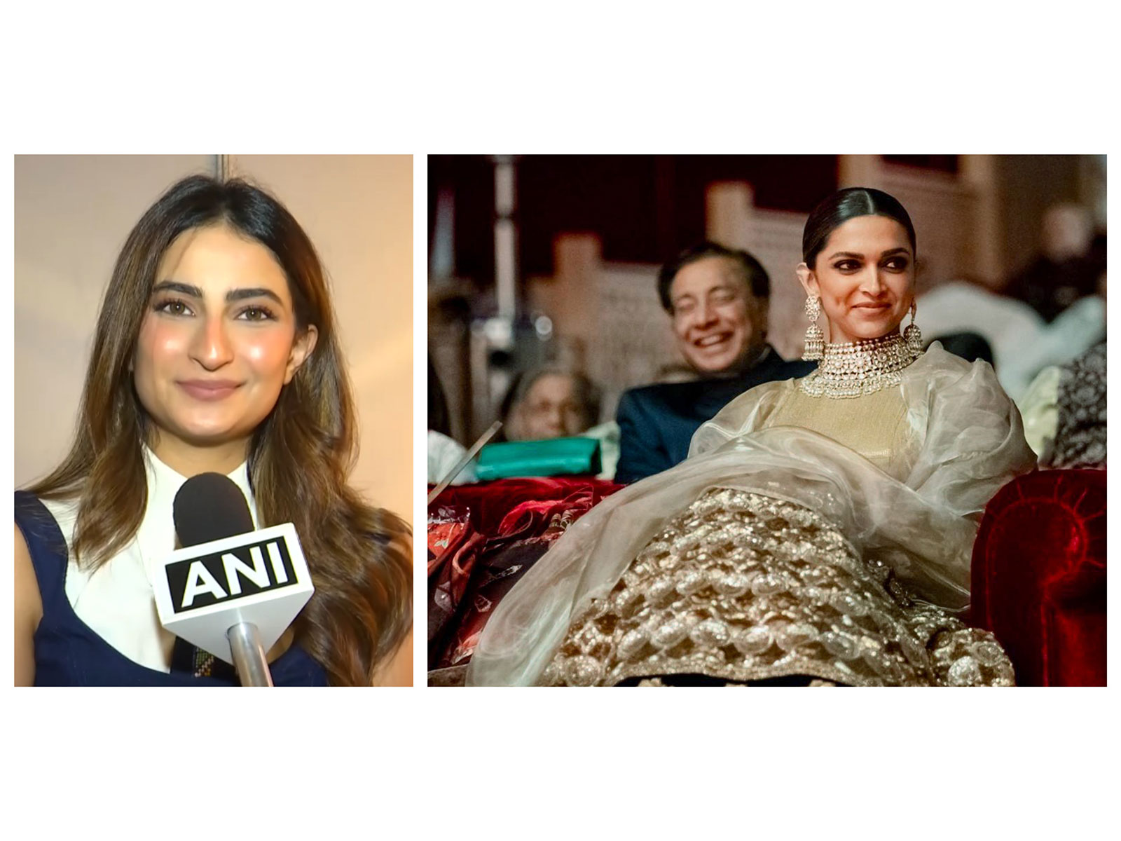 Actors Palak Tiwari and Deepika Padukone (Image source: ANI)
