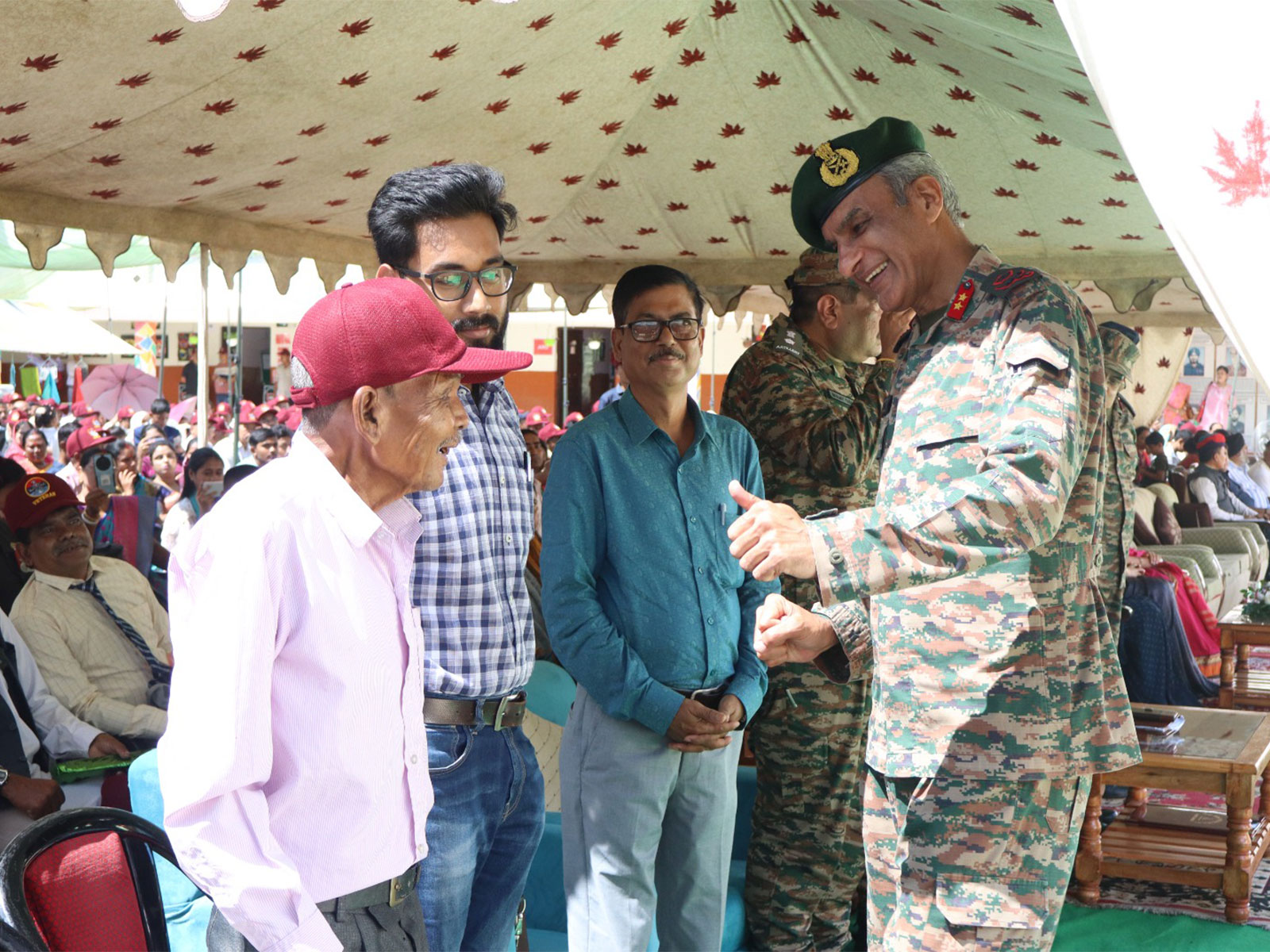 Visuals of the rally (Photo/MinistryofDefencePRO)