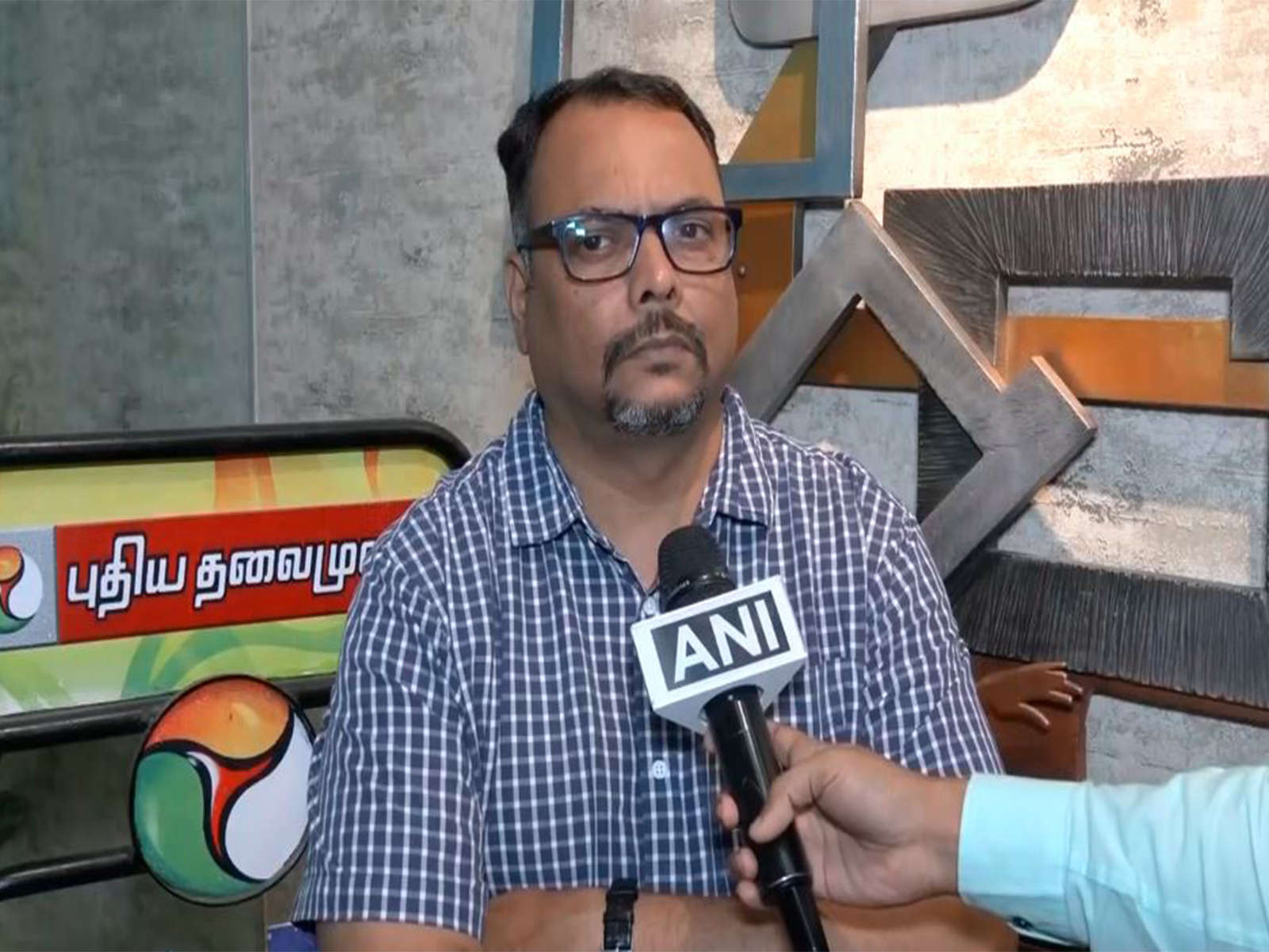 V Prem Shanker, Senior Executive Editor, Puthiyathalaimurai (Photo/ANI) V Prem Shanker, Senior Executive Editor, Puthiyathalaimurai (Photo/ANI)