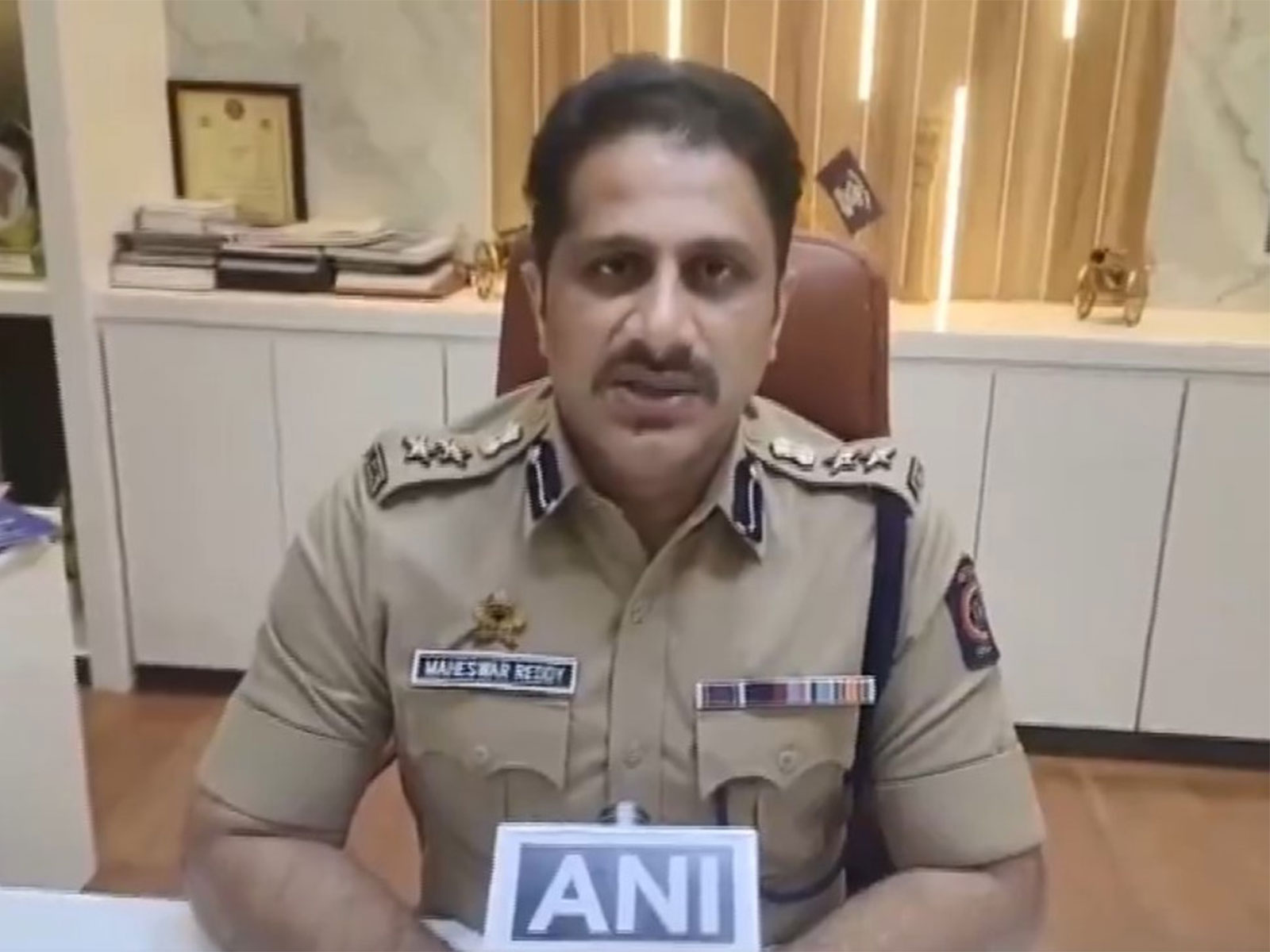 Jalgaon SP Maheshwar Reddy (Photo: ANI)